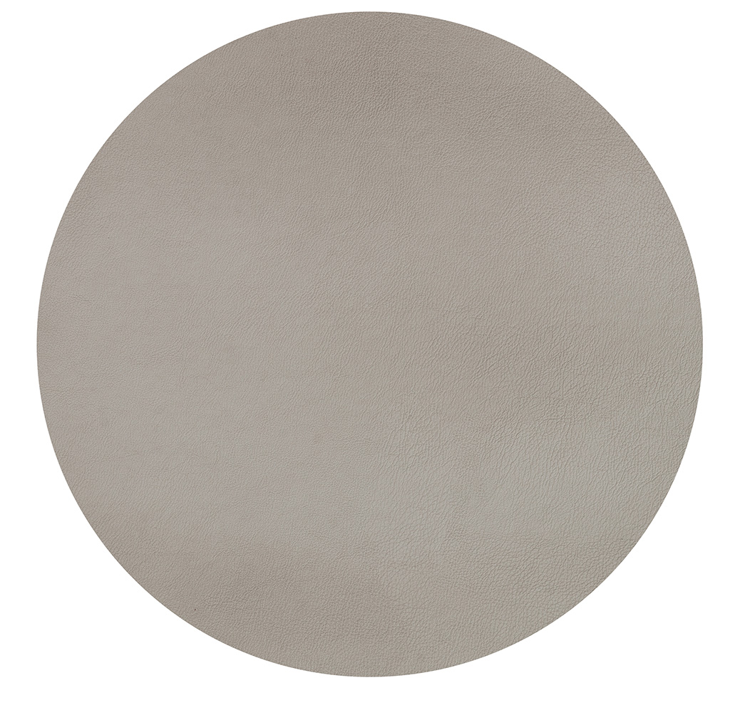 Placemat round - TOGO - 38cm, taupe