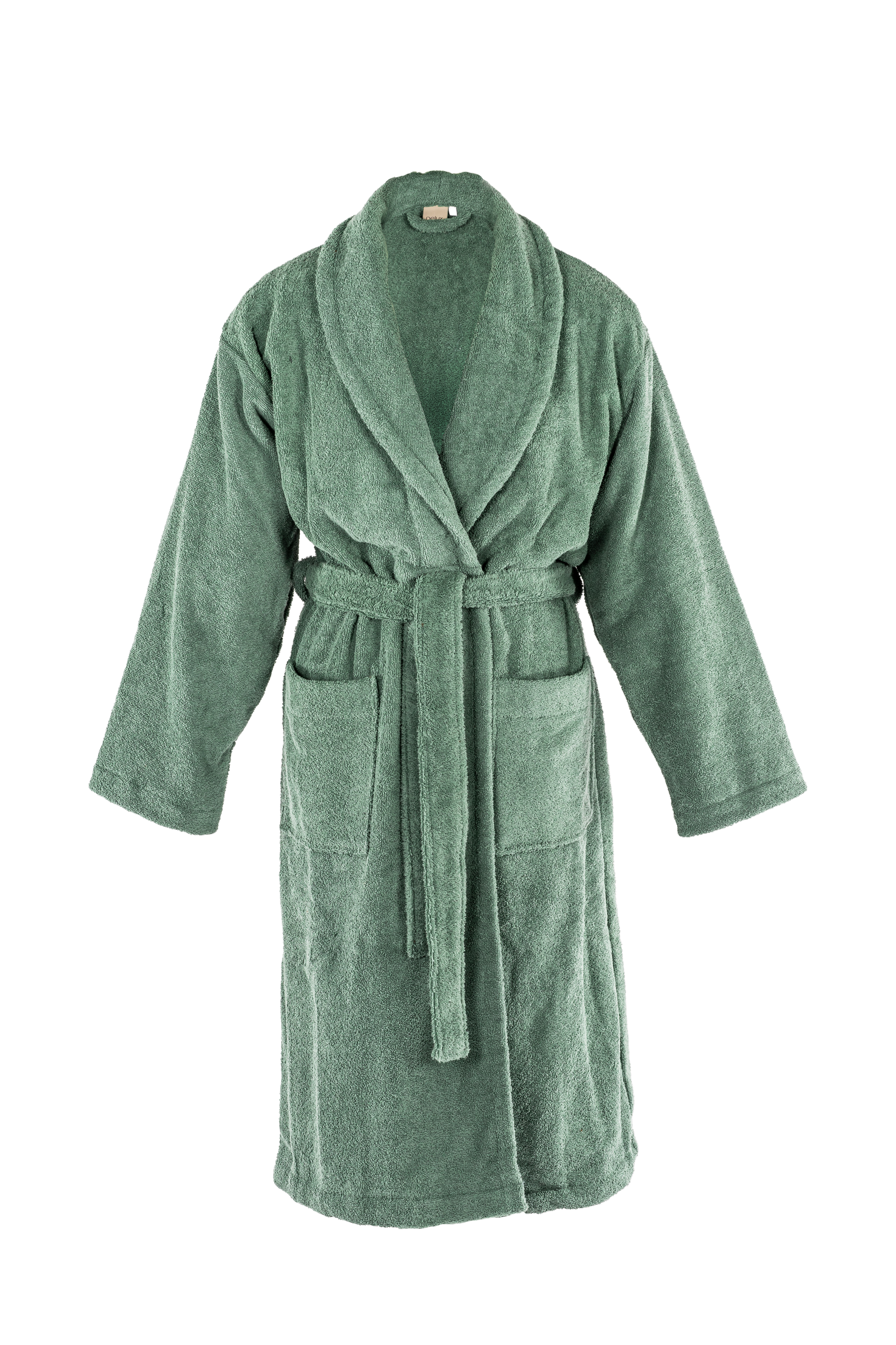 Bathrobe DELUX S/M - stone green