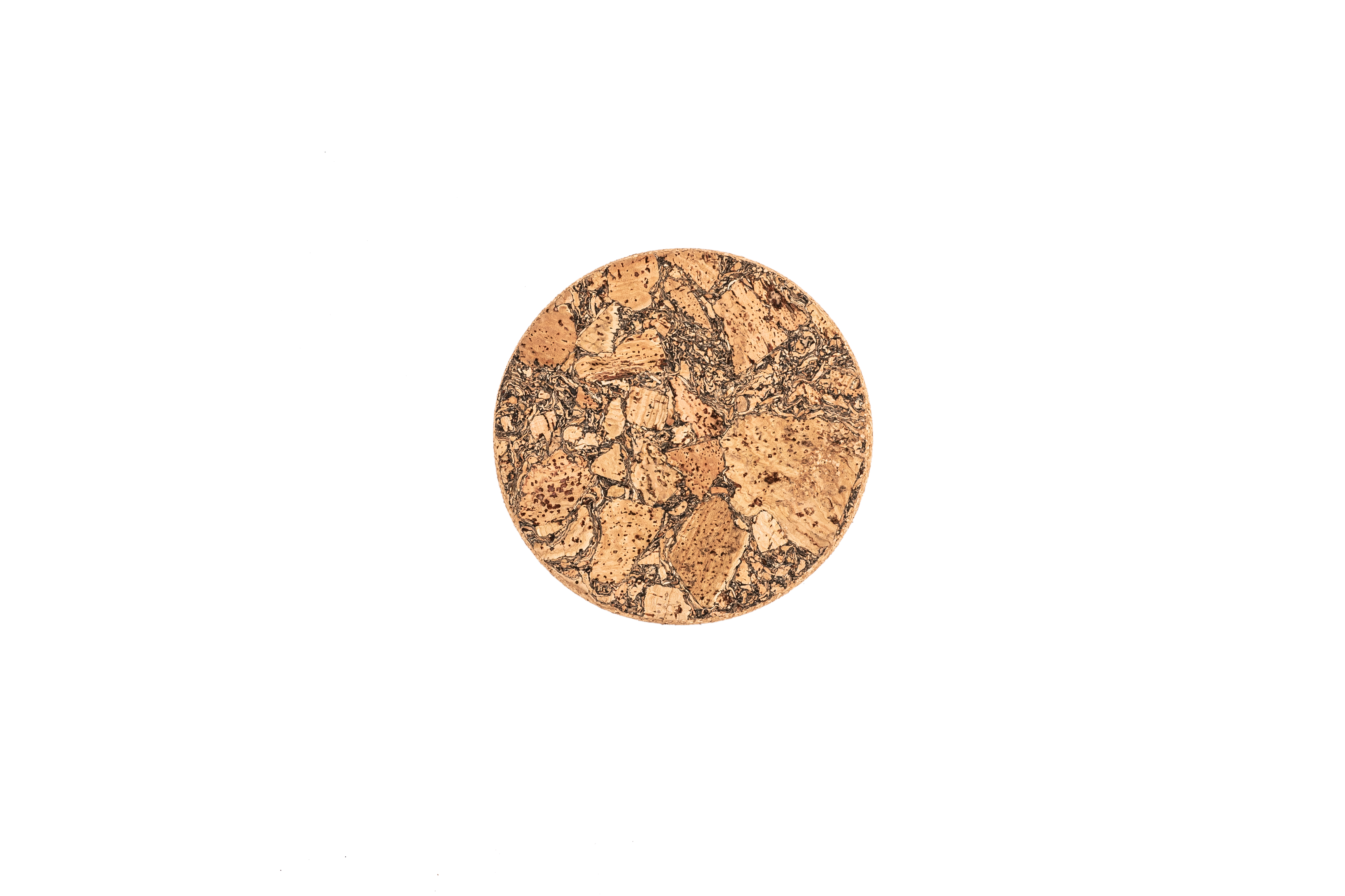 Trivet QUERCO cork round dia 17,5cm - earth