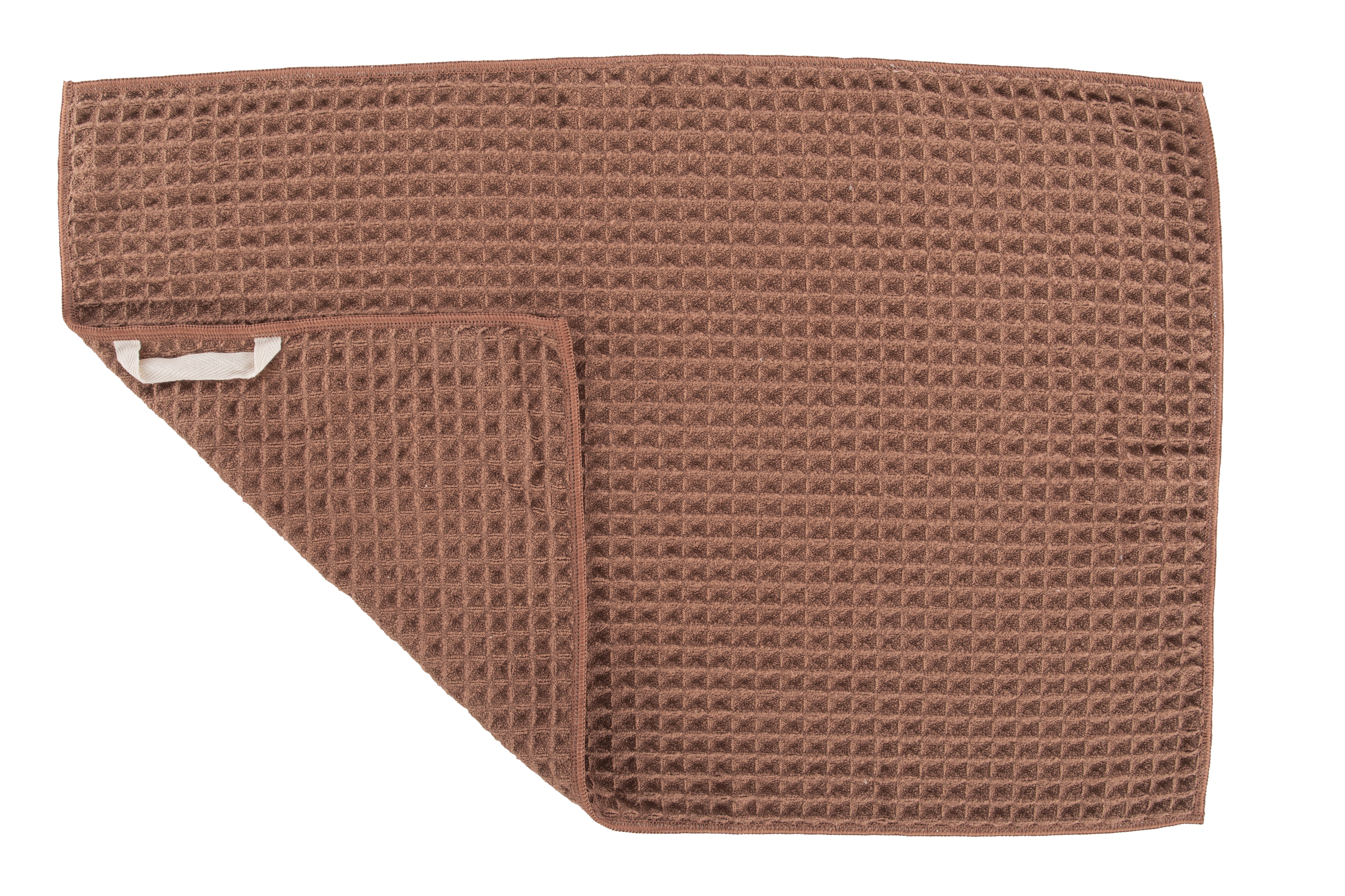Keukenhanddoek ESSENTIALS WAFFLE - SET/2 - 60x40 cm, cognac