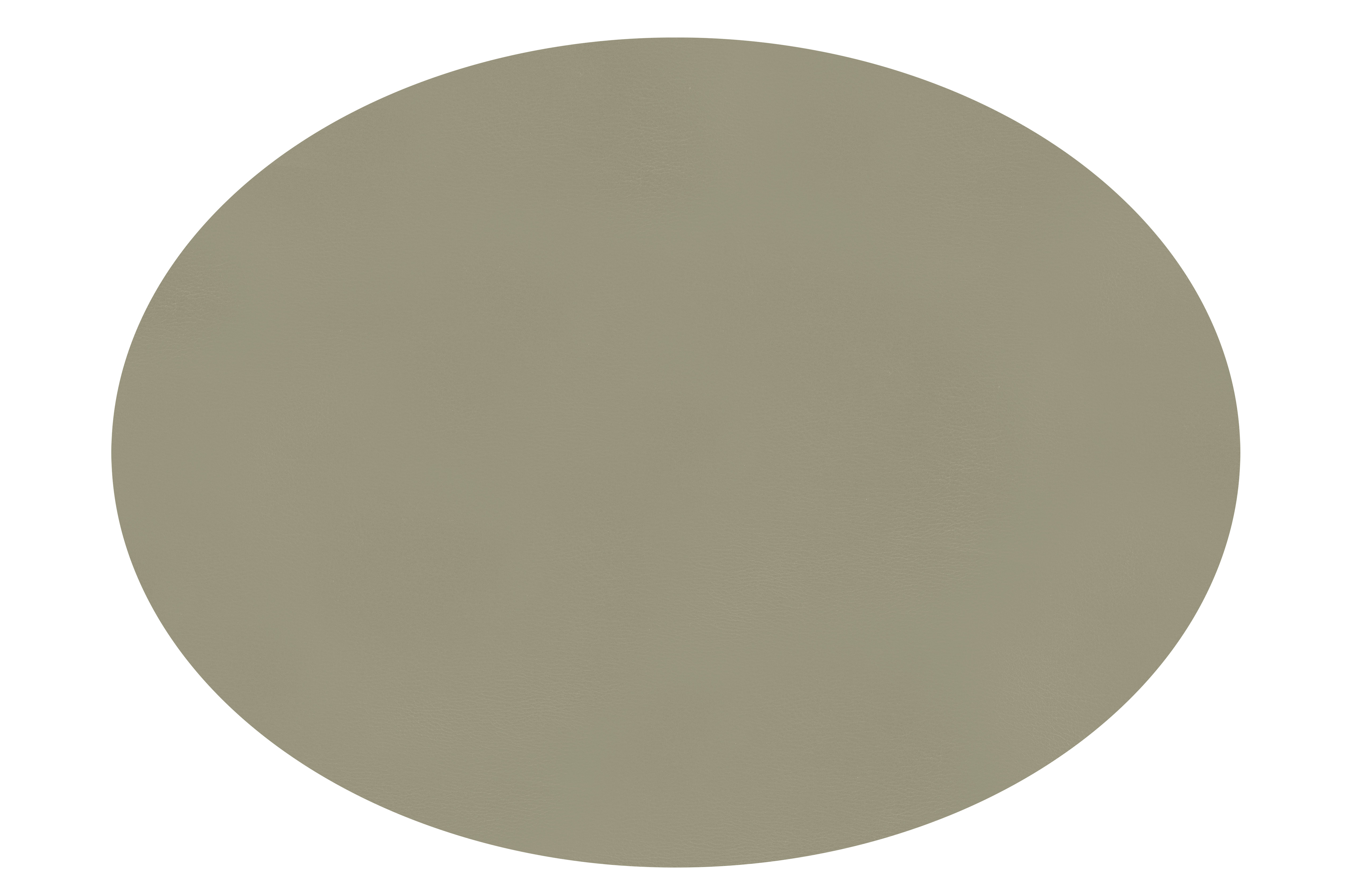 Set de table TOGO, ovale, 33x45cm, taupe