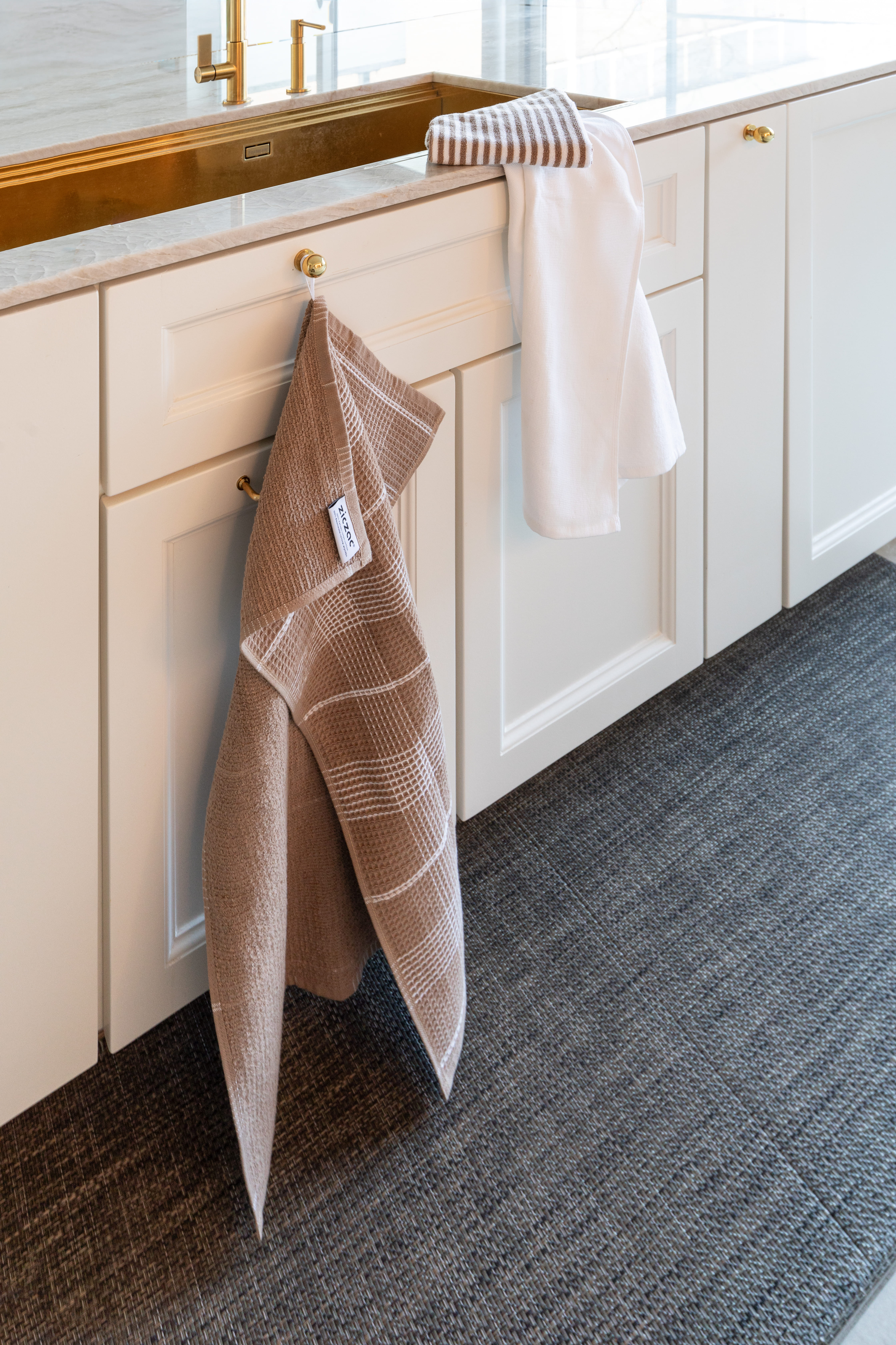 Kitchentowels Culinary Duo Waffle 50x76 brown, set3