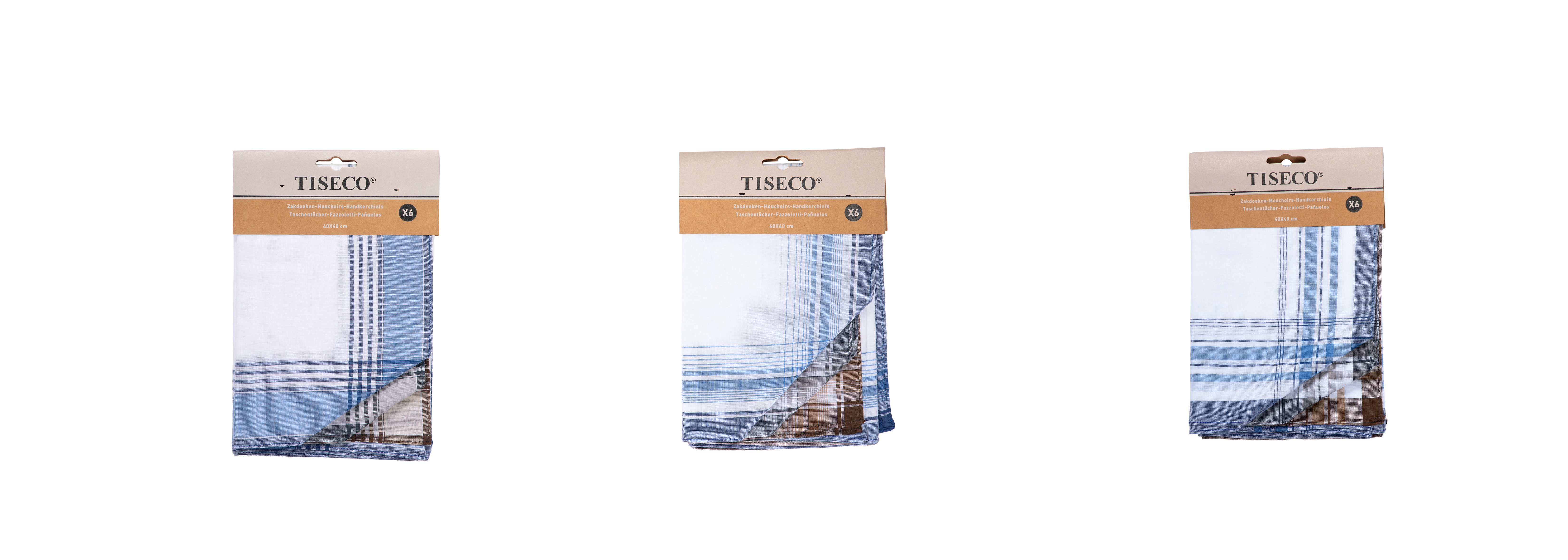 Men handkerchief PRIMO 3 - SET/6 - 40x40 cm Men handkerchief PRIMO 3 - SET/6 - 40x40 cm