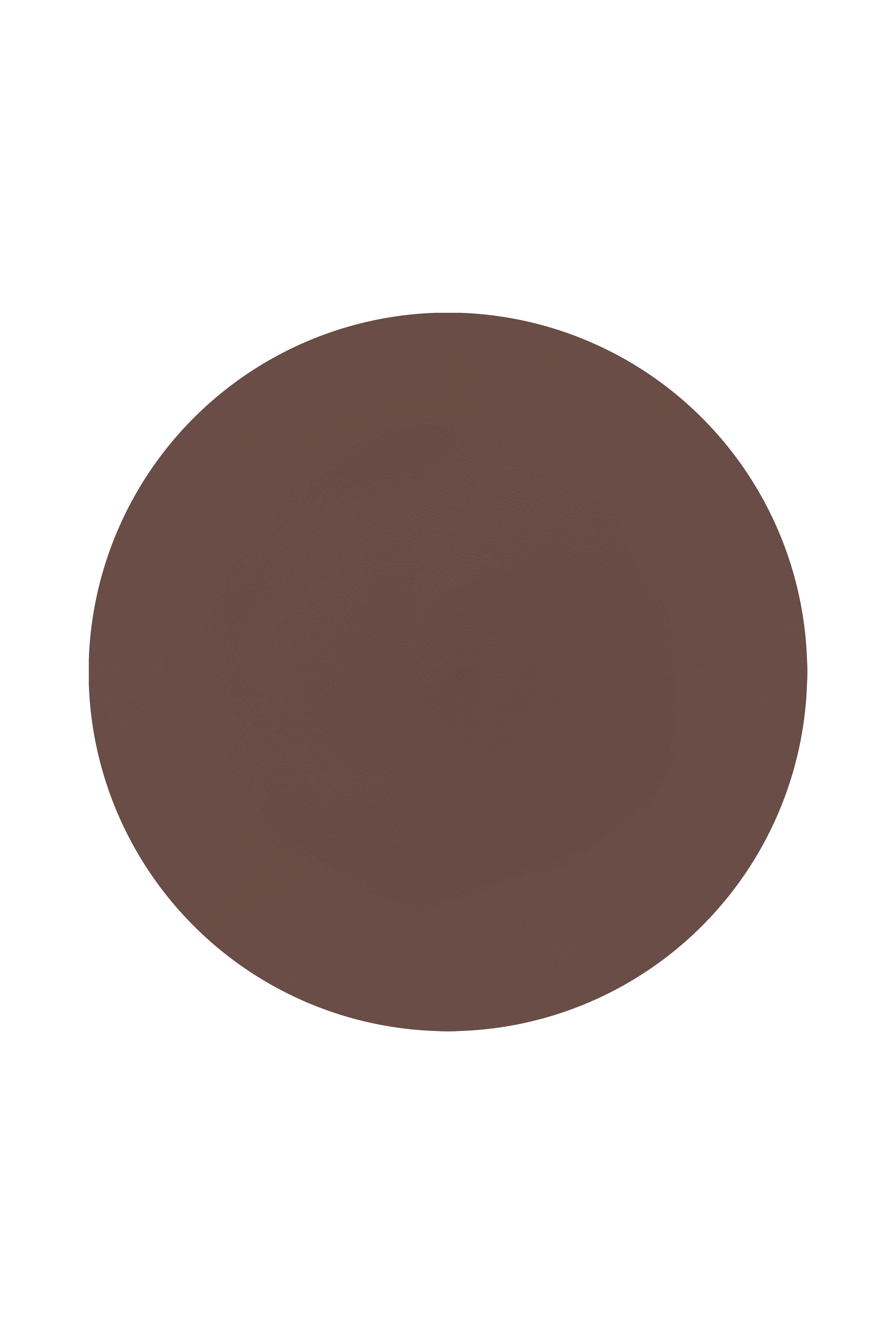 Placemat round - TOGO - 38cm, brown