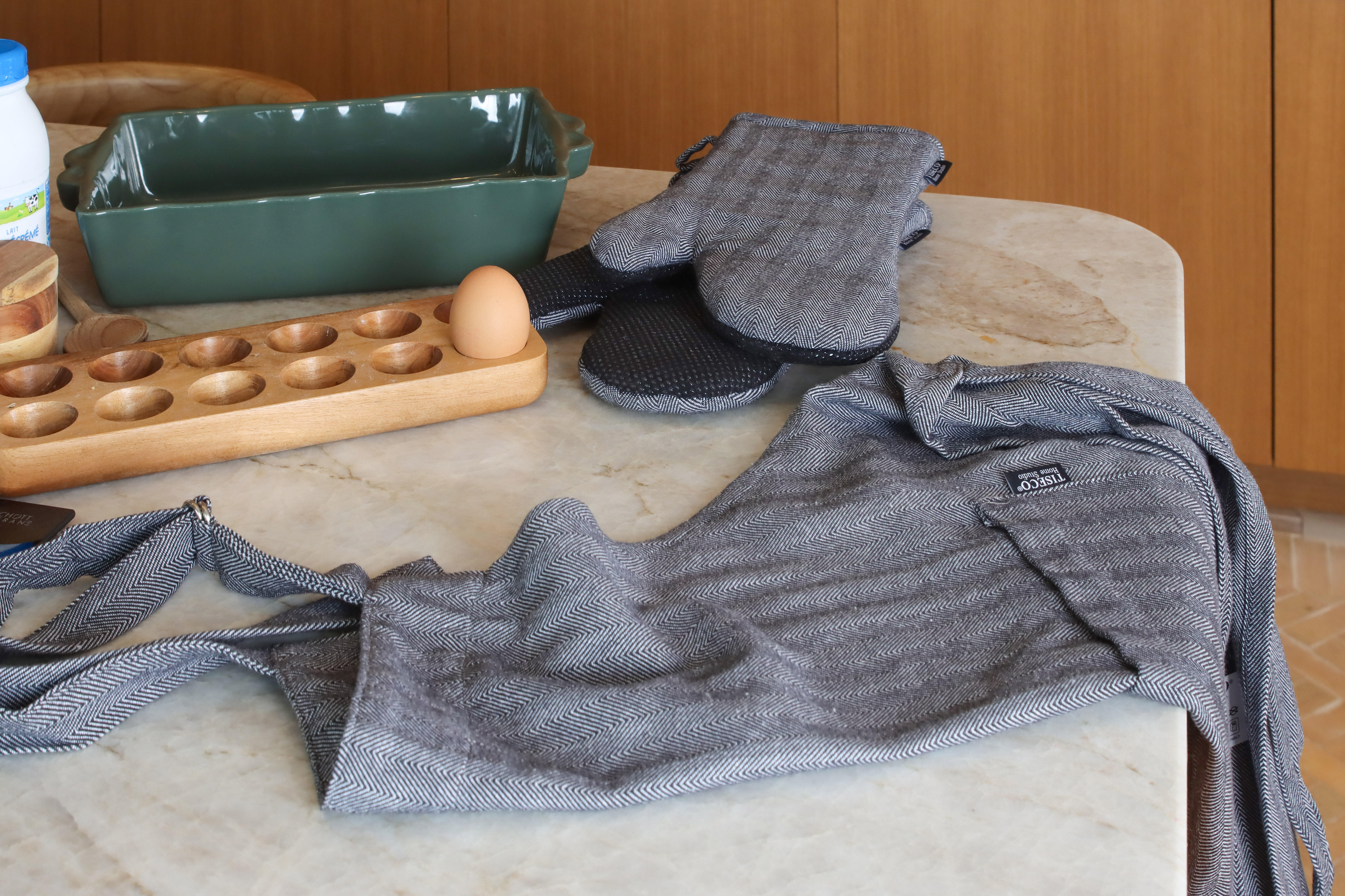 Ovenwant RUGA - SET/2 - 18x32 cm, zwart