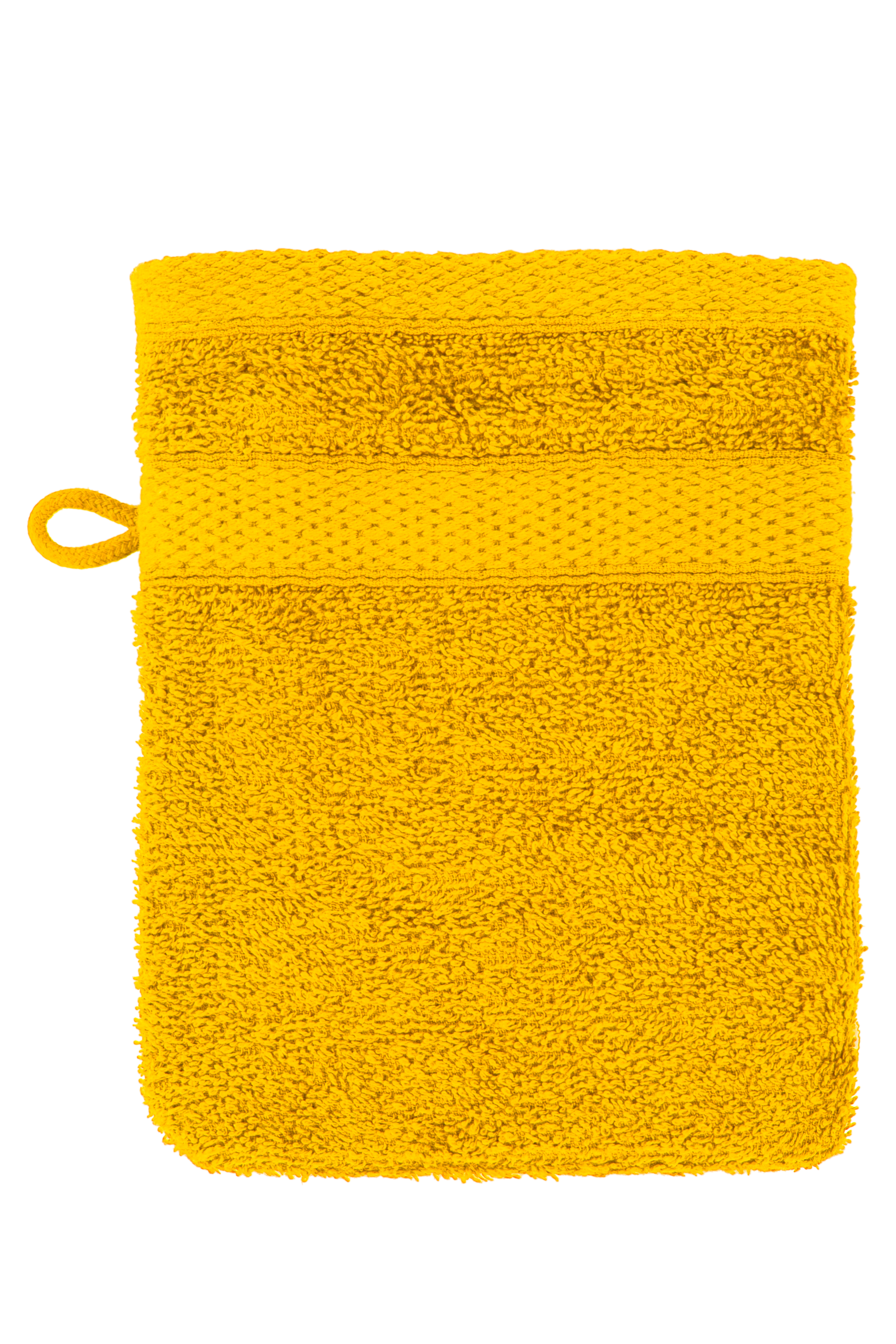 Gant de toilette 15x21cm, sunflower yellow - set2