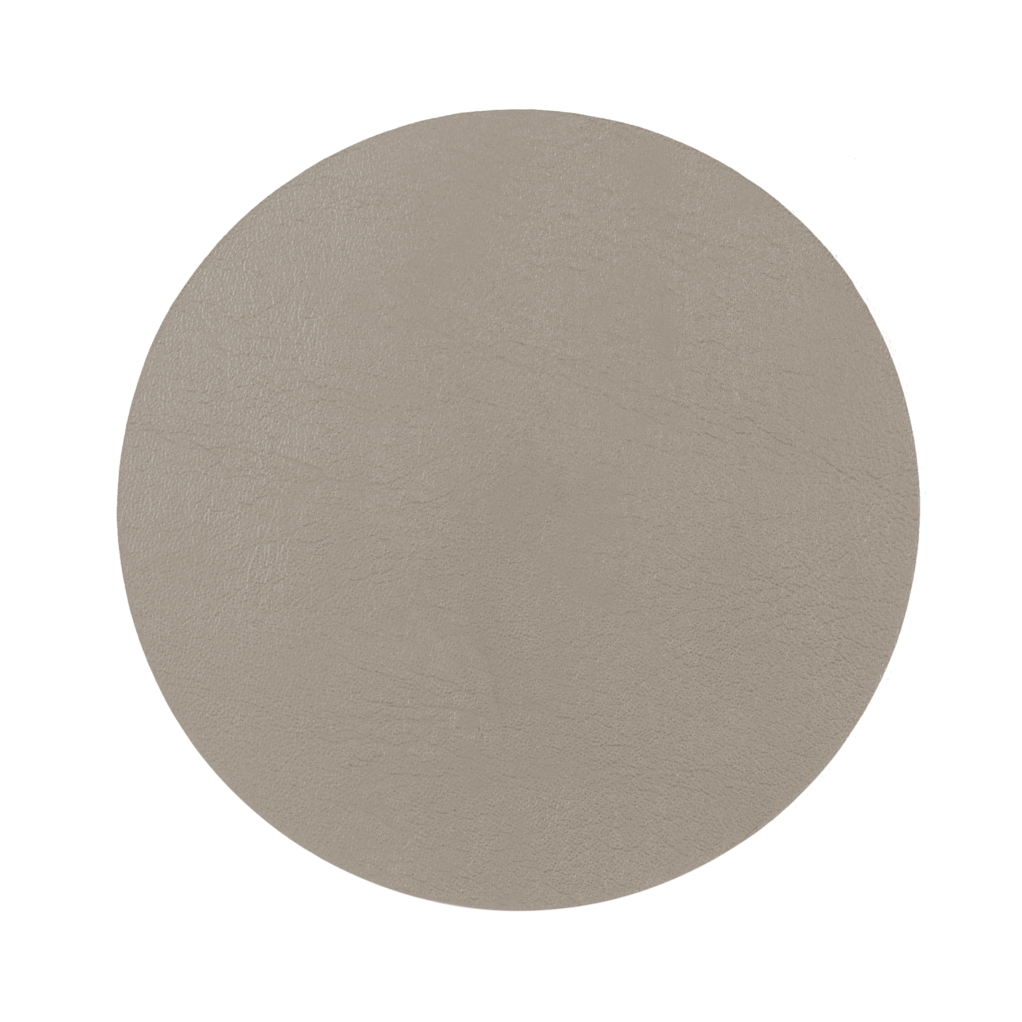 Titan sous-verre dia 10 cm, taupe double sided, set/4