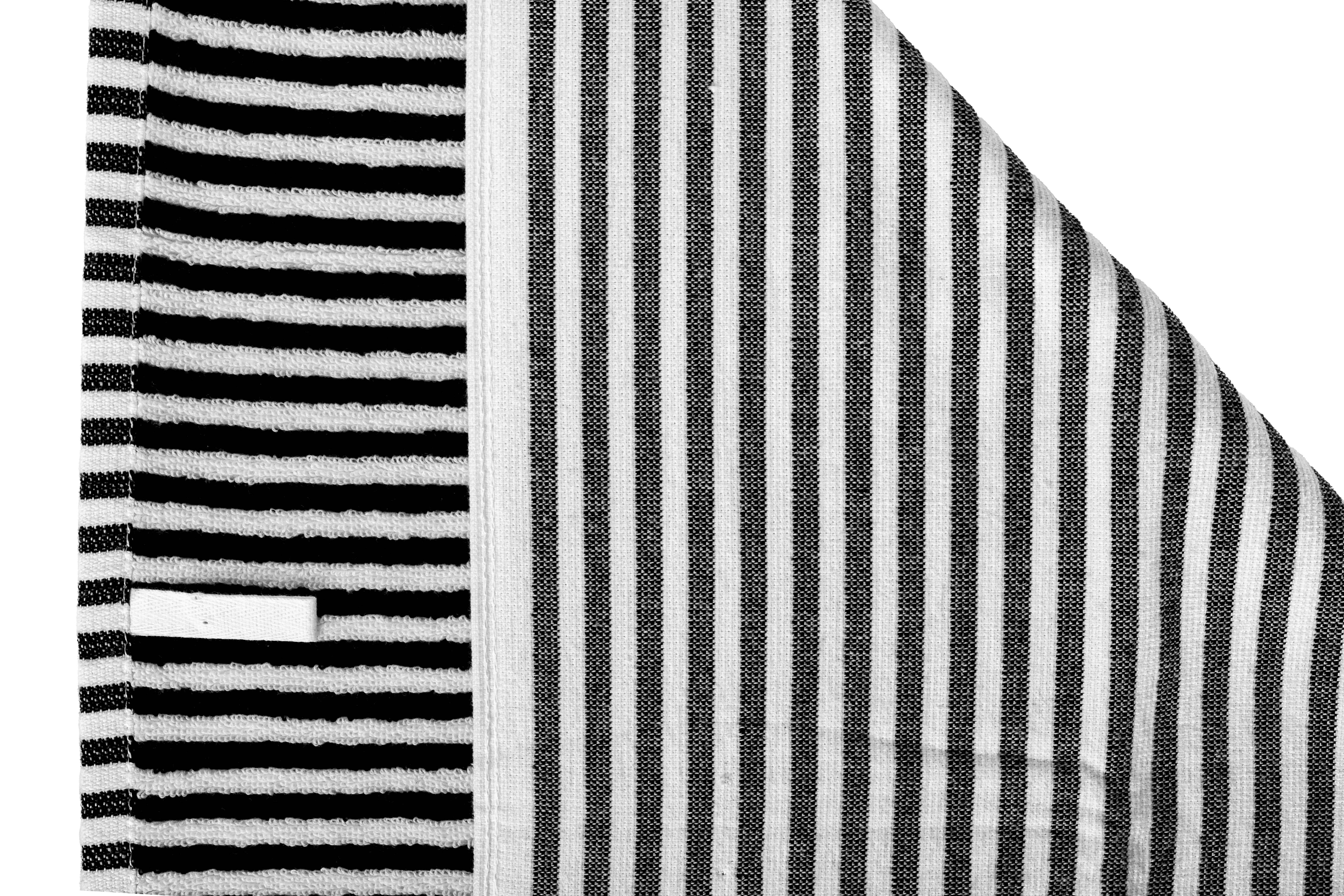 Torchons Culinary Duo Stripe 50x76 noir, set3