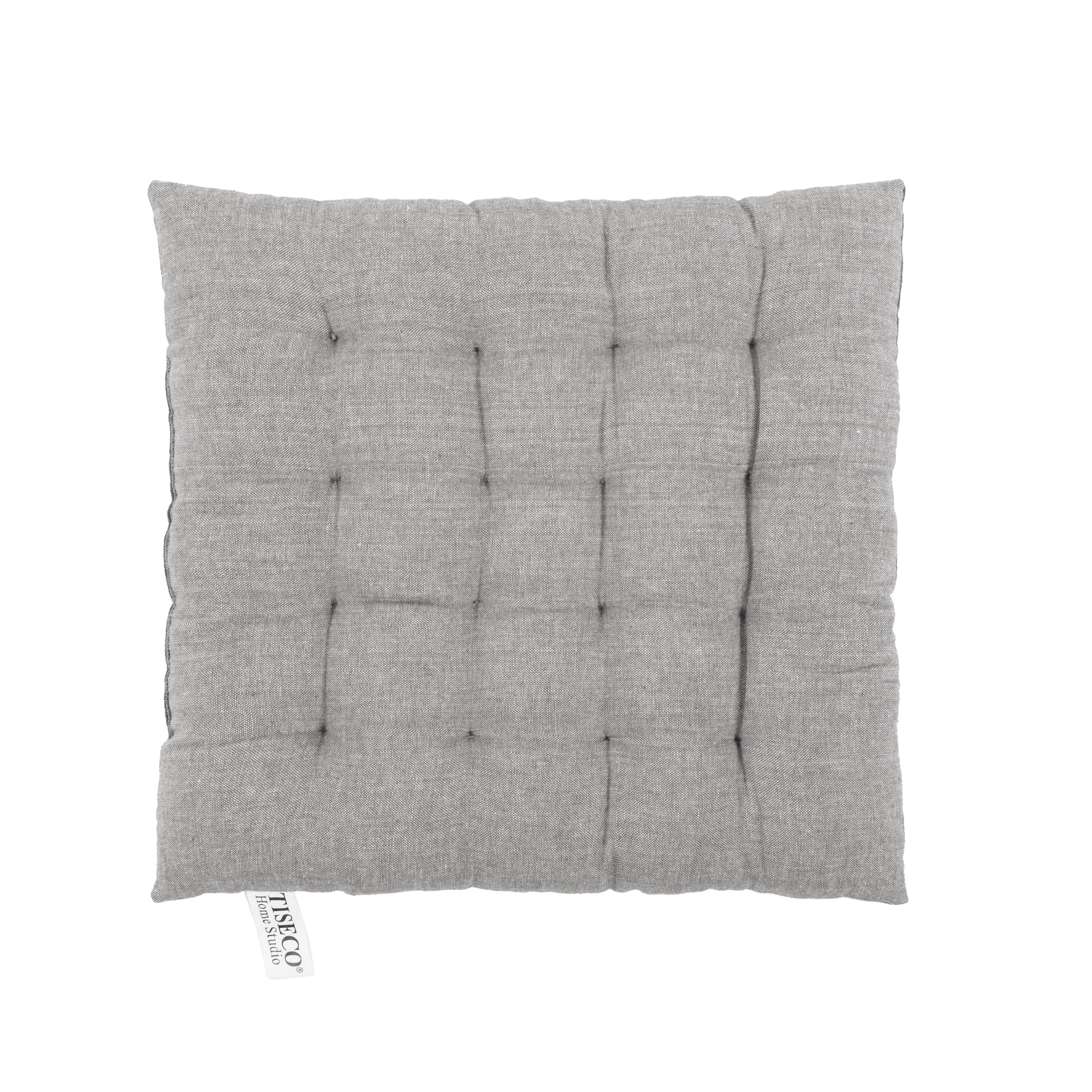 Chairpad CHAMBRAY 40x40 cm - 16 thuck, grey