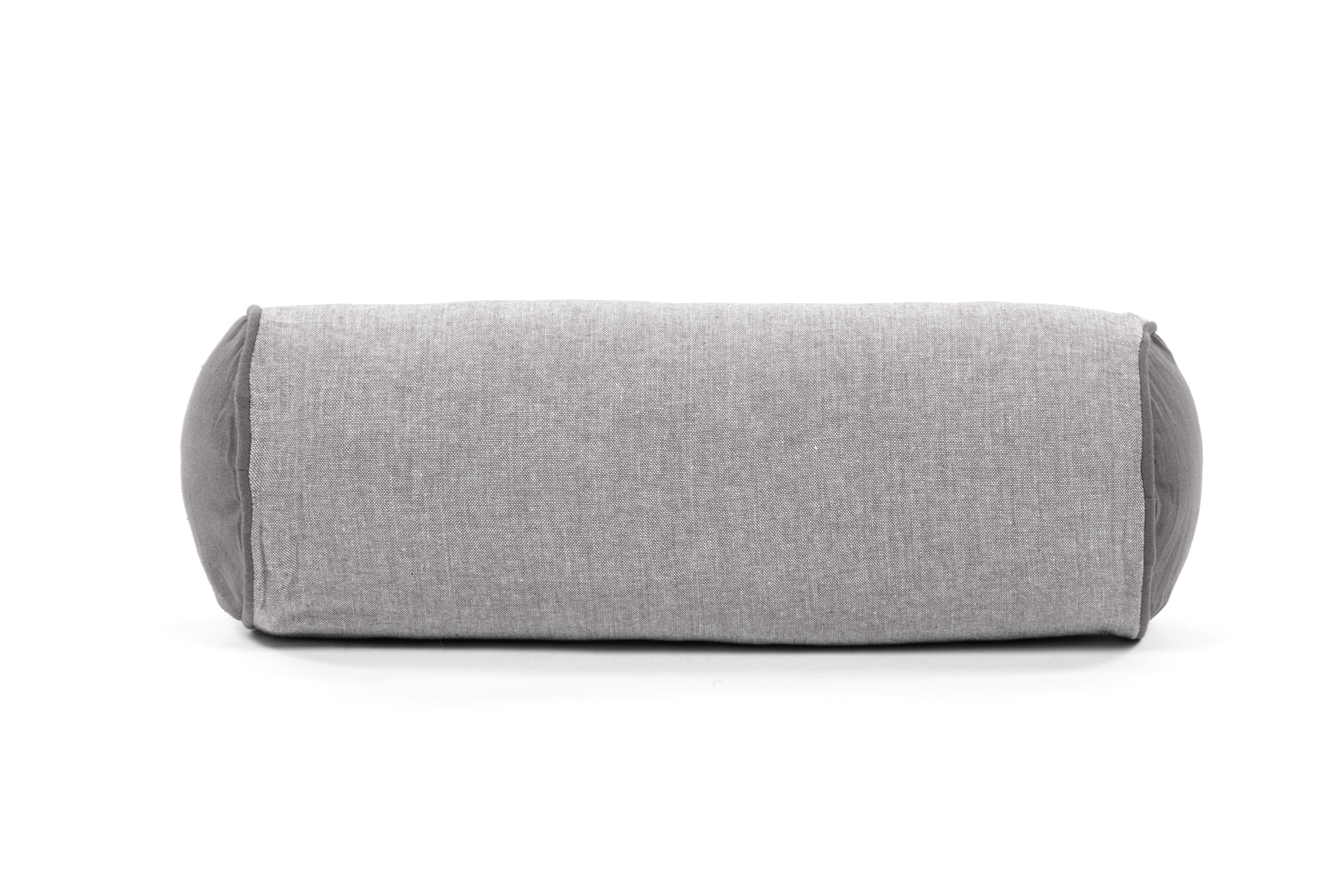 Bolster CHAMBRAY - dia 15x45cm,, grey