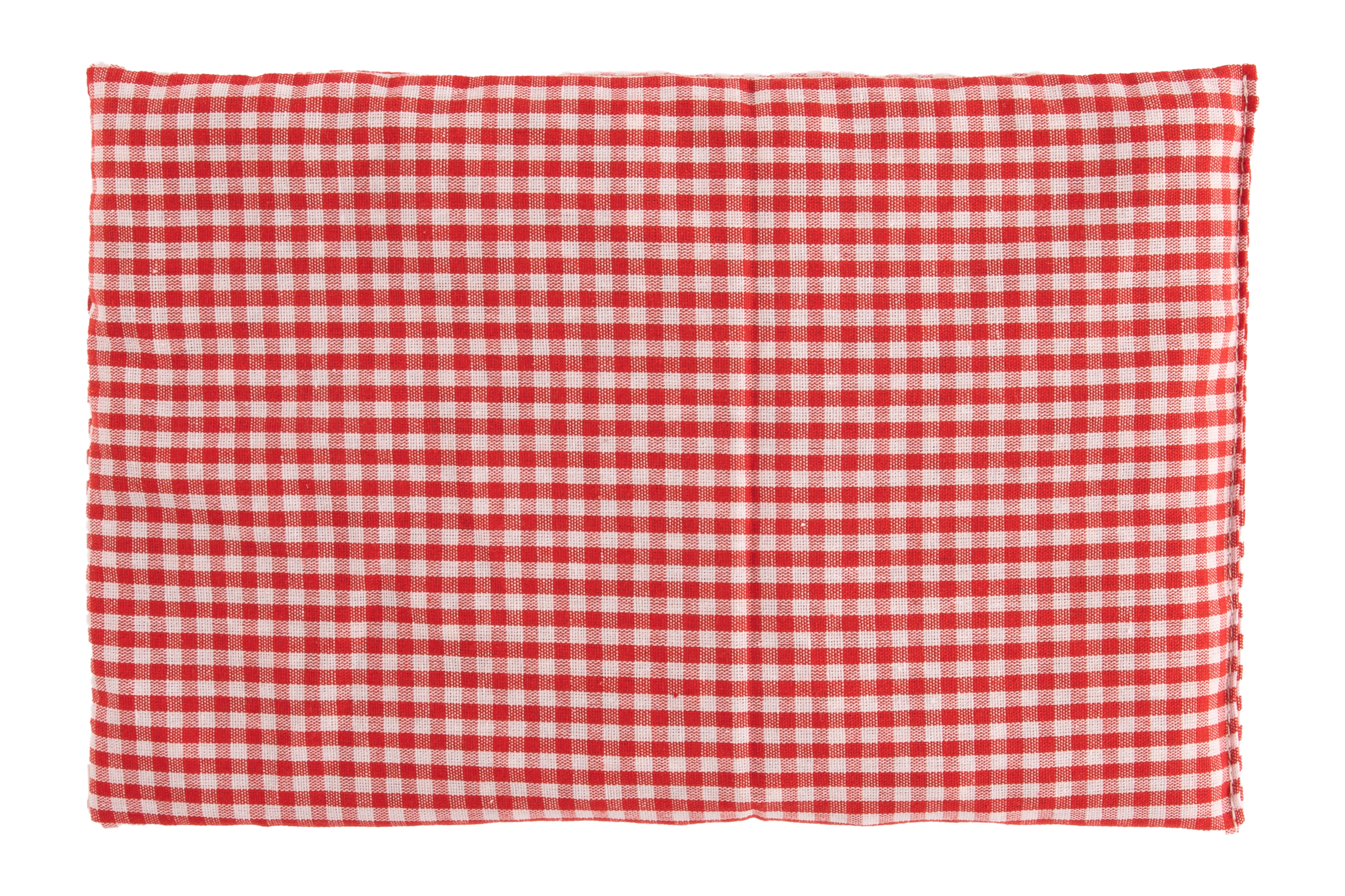 Coussin de Noyaux de Cerise – Coussin Chauffant 30x20 cm, blanc-rouge
