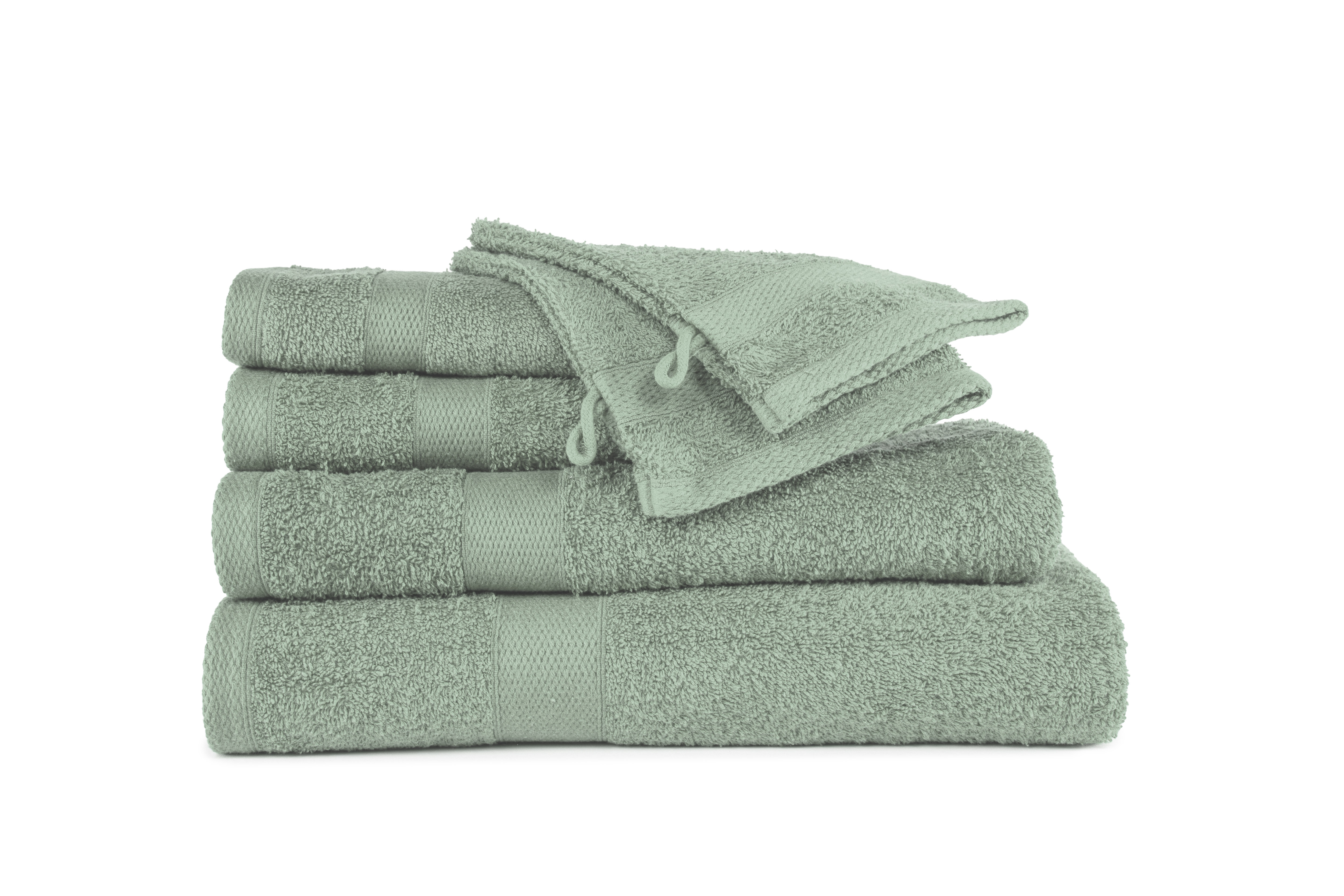 Bath towel 50x100cm, stone green