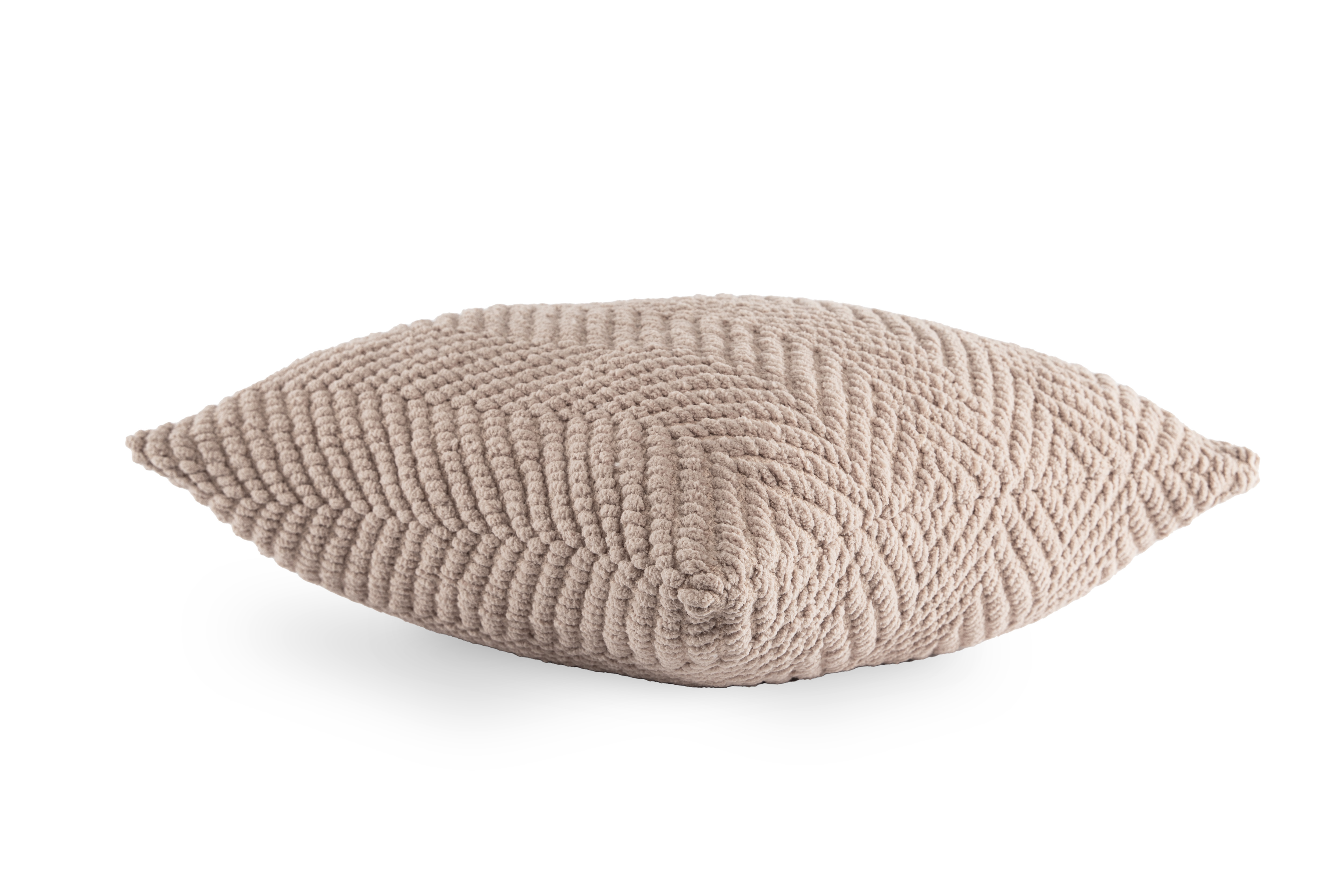 Cushion (filled) RENEE - 45x45 cm, taupe