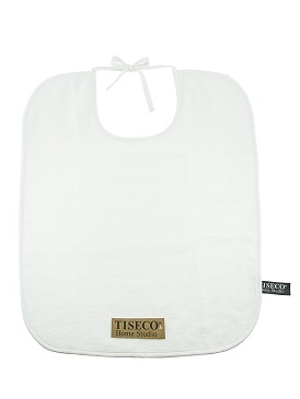 Bib uni - 50x60 cm, white