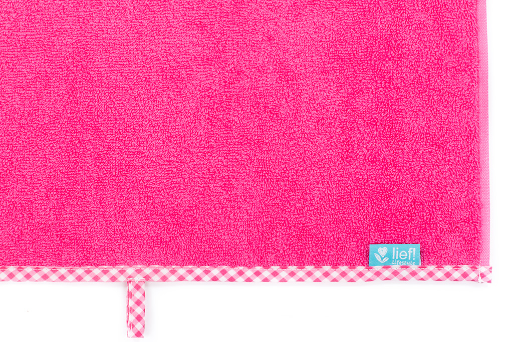 Bath towel Girl uni red, 70x130 cm
