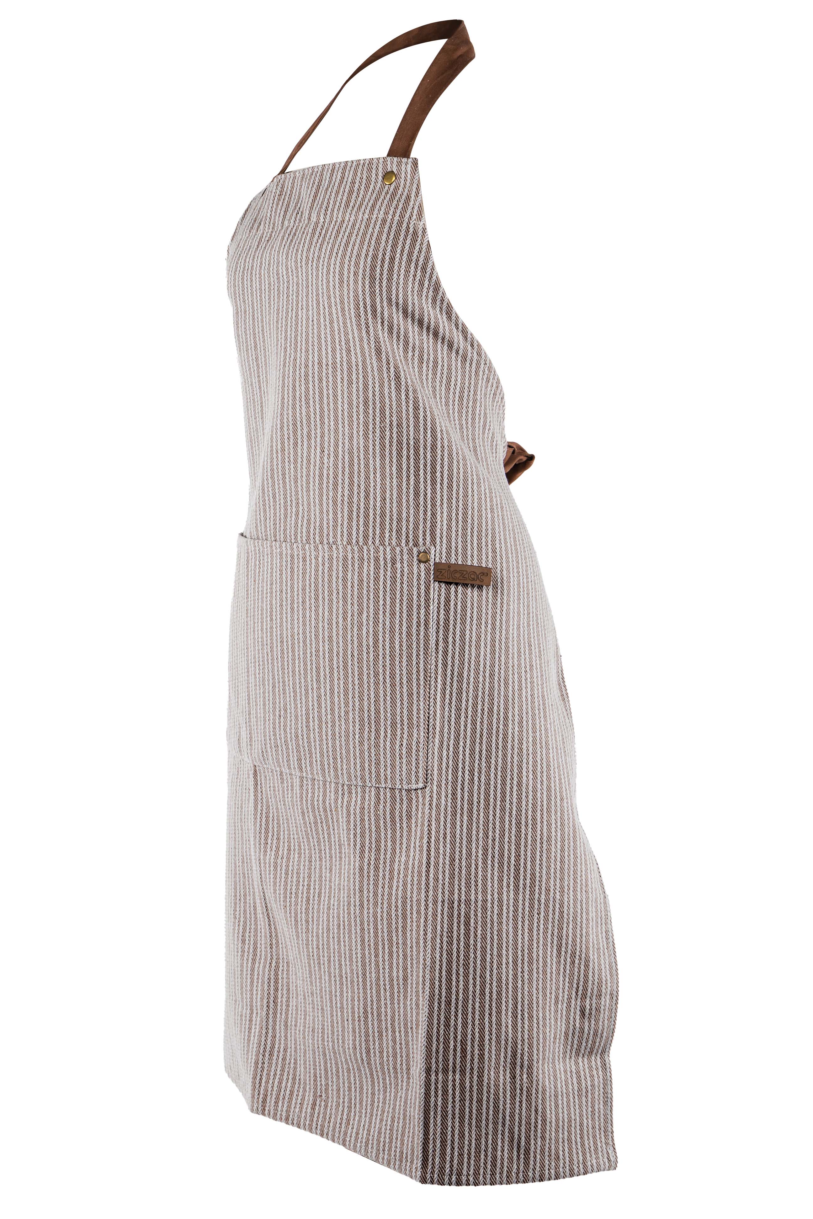 Tablier VENTON 68x85cm, taupe foncé