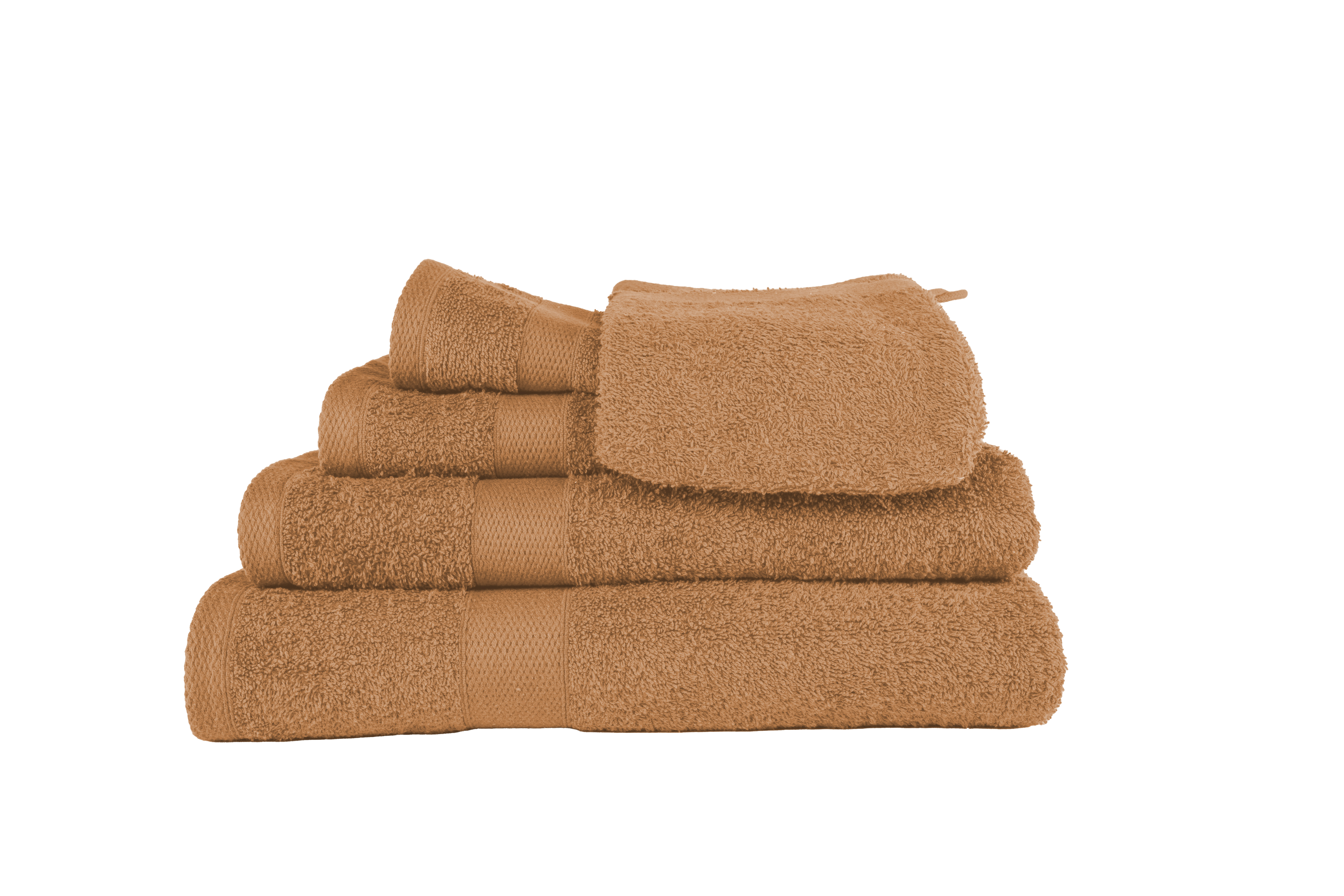 Shower towel 100x150cm, indian tan