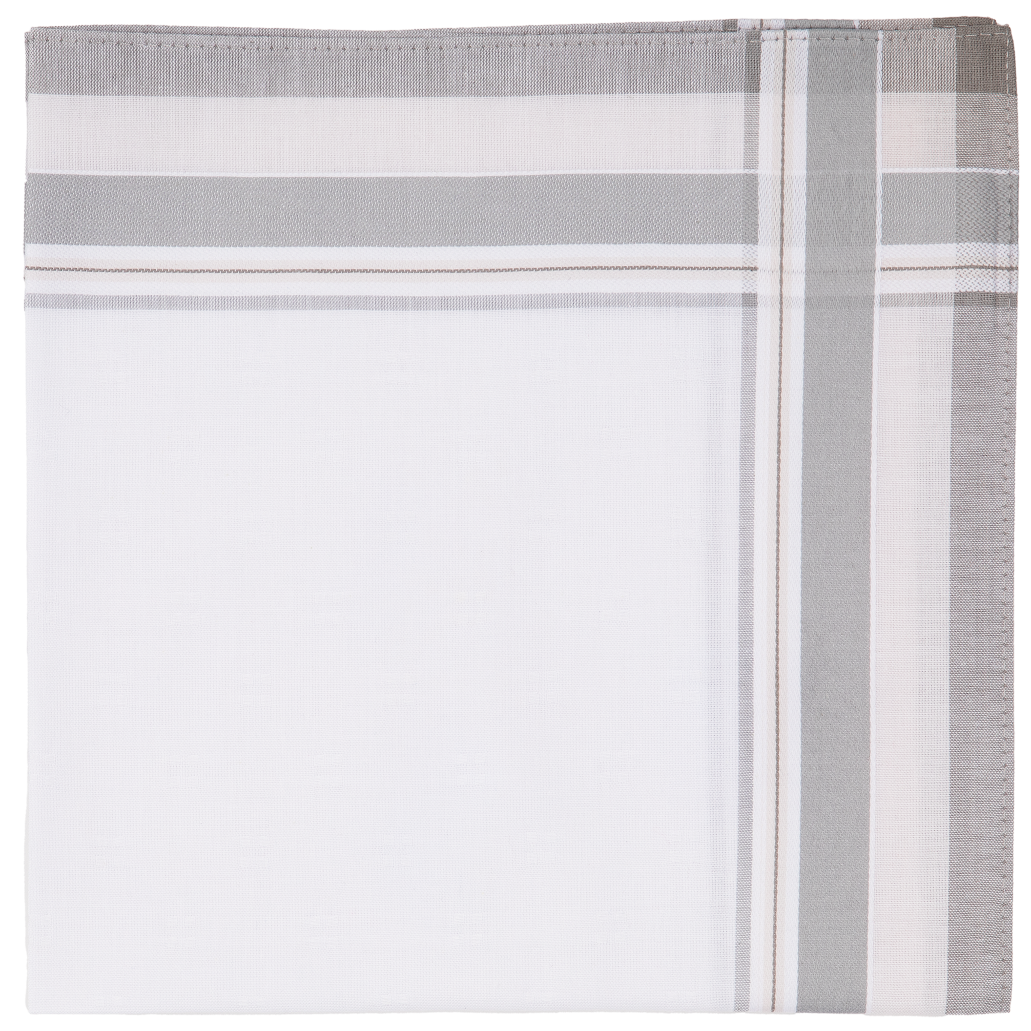 Men handkerchief REGAL 2 - SET/3 - 42x42 cm, taupe