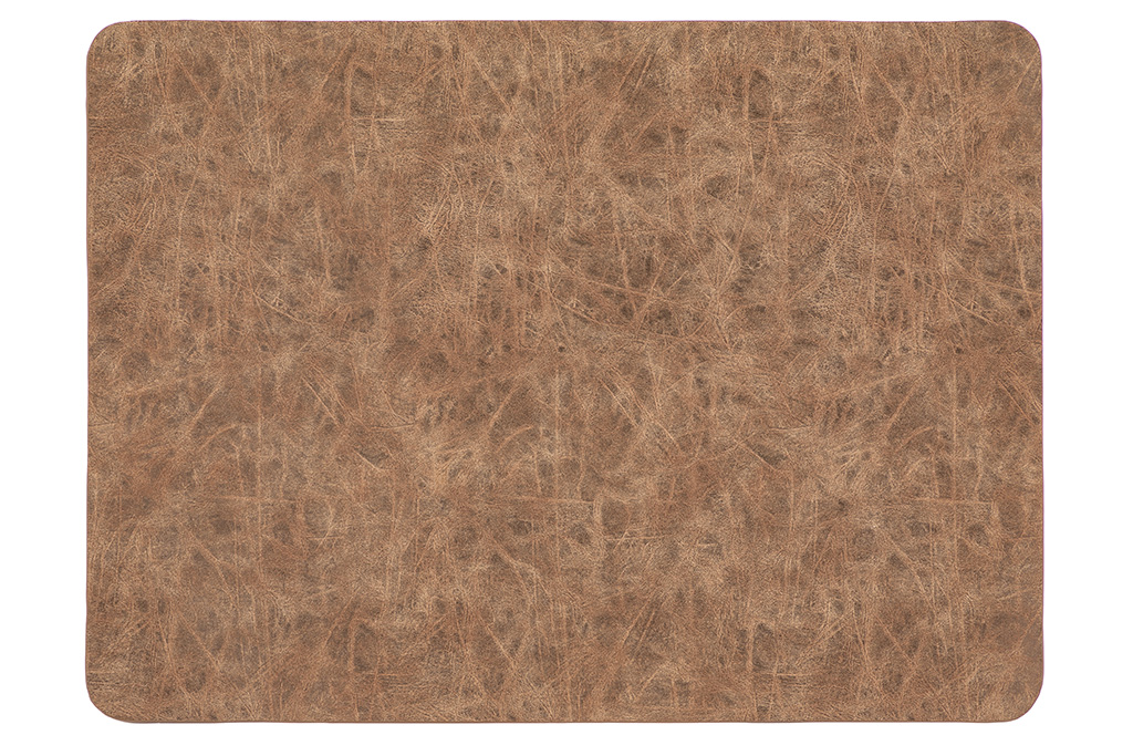 Placemat TRUMAN rectangular, 33x45 cm, double layer, walnut