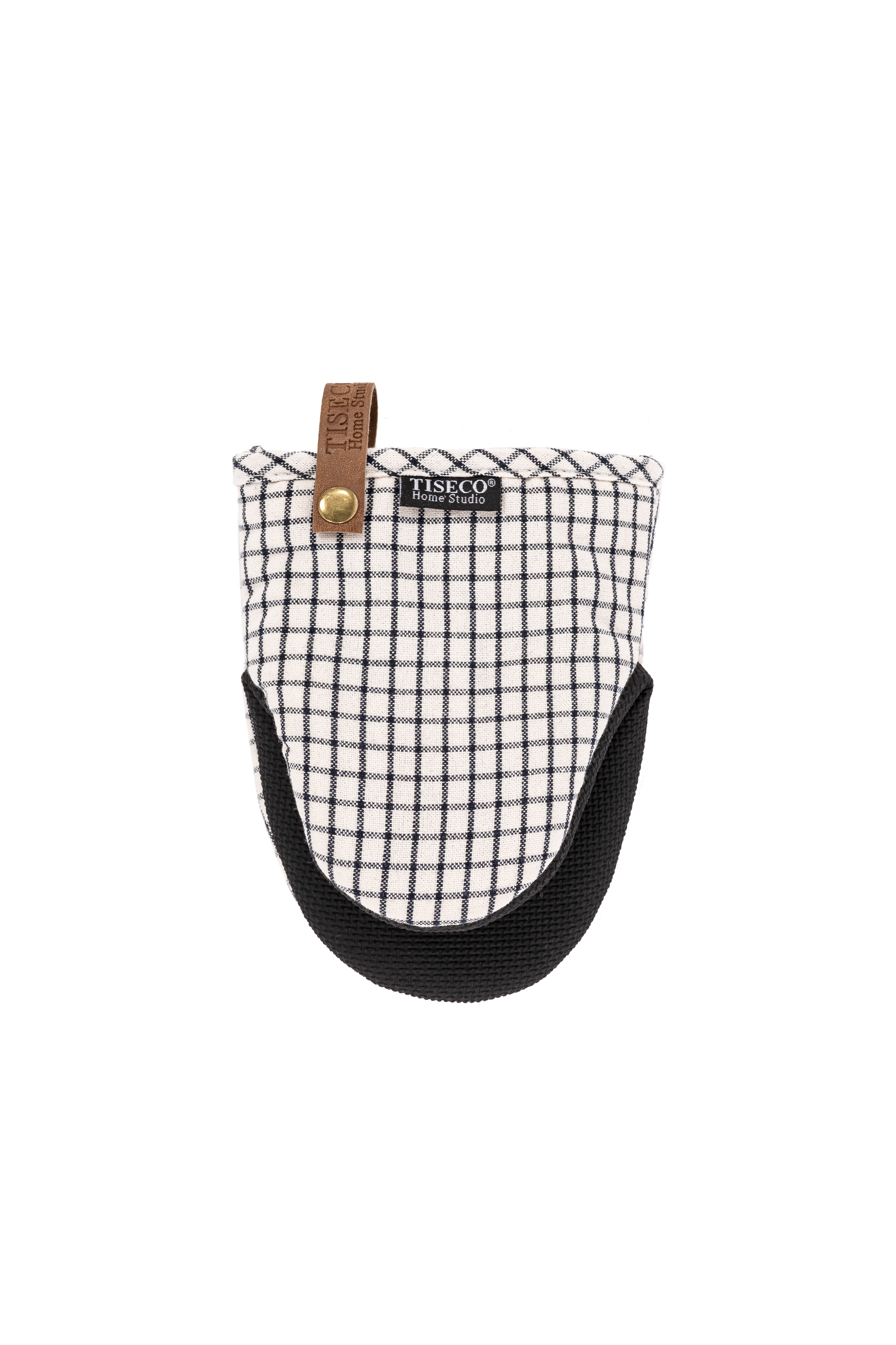 Gripper SHERLOCK TARTAN -  SET/2 - 14x18 cm, black/white