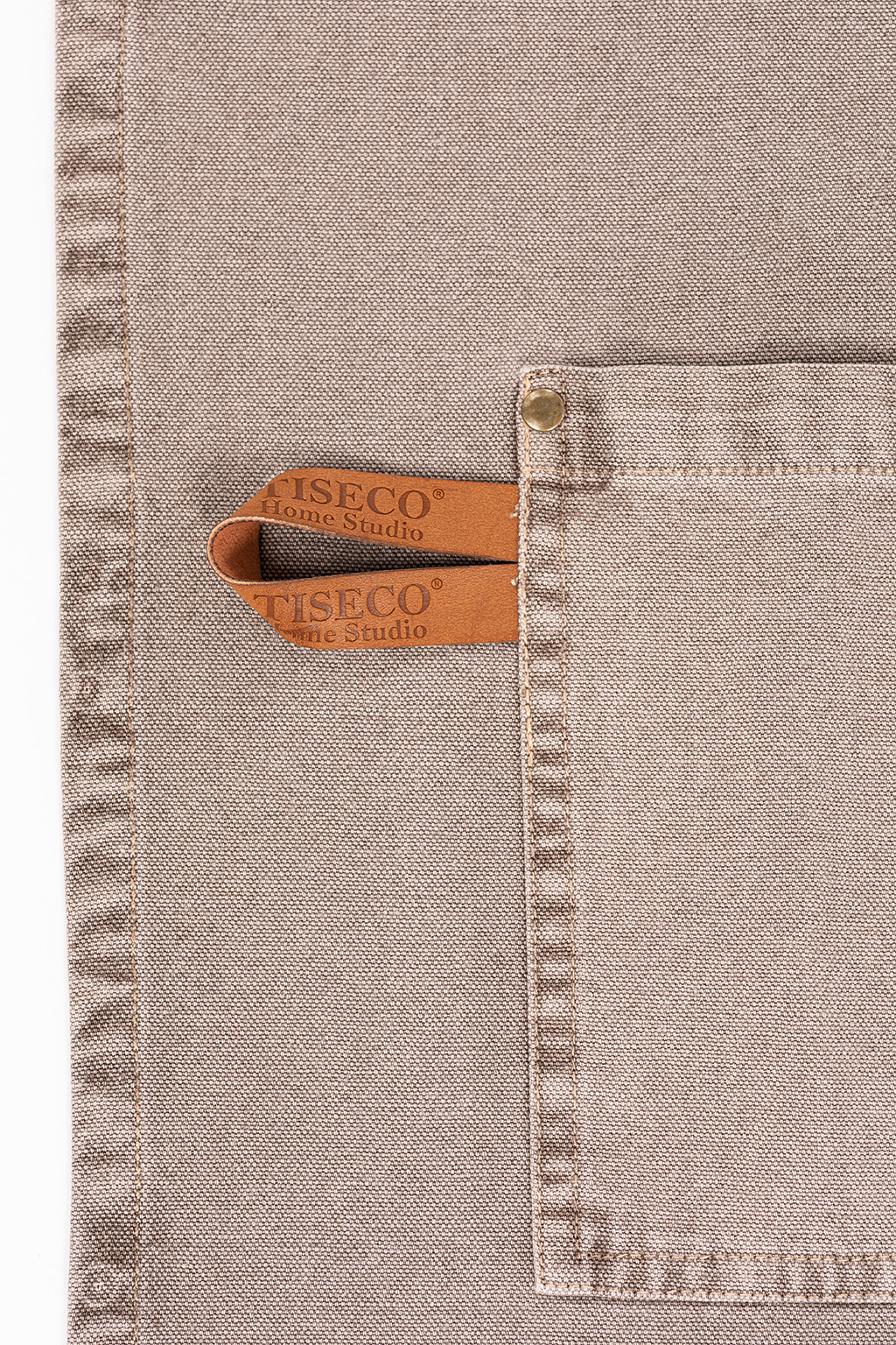 Apron HAVANA - 70x85 cm, dark taupe