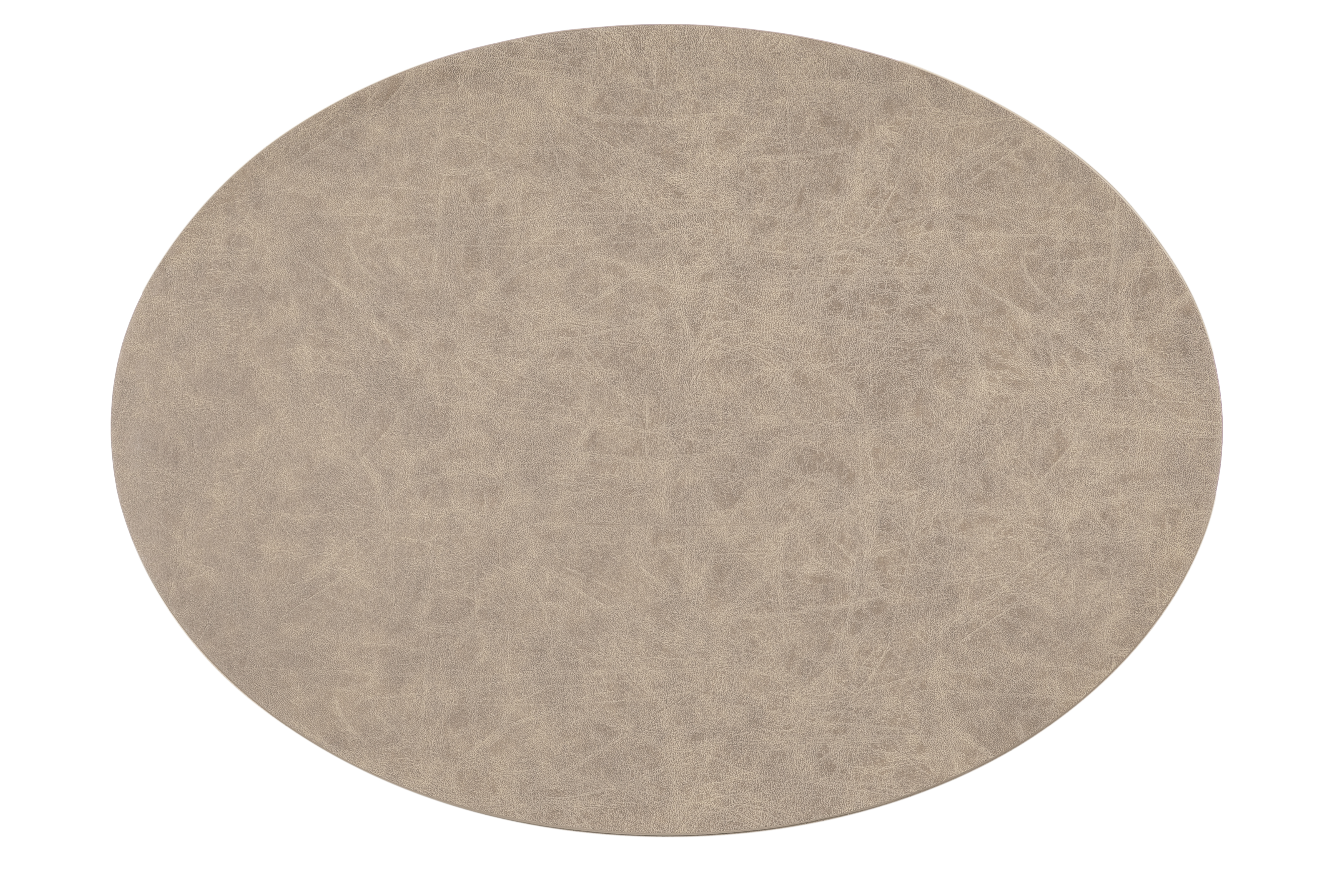 Placemat TRUMAN oval, 33x45 cm, single layer, taupe