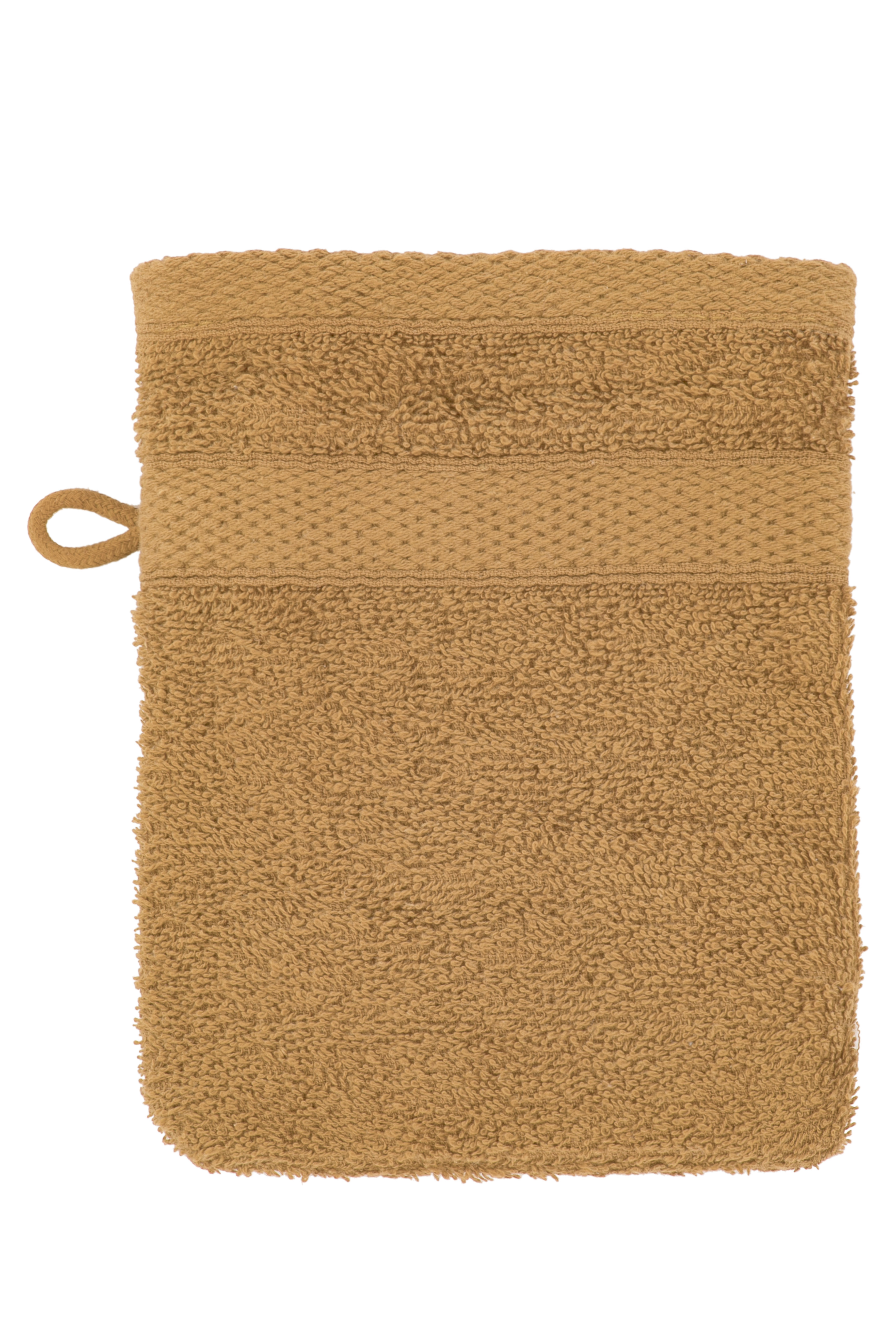 Washing glove RIVA  - SET/2 - 15x21 cm, camel