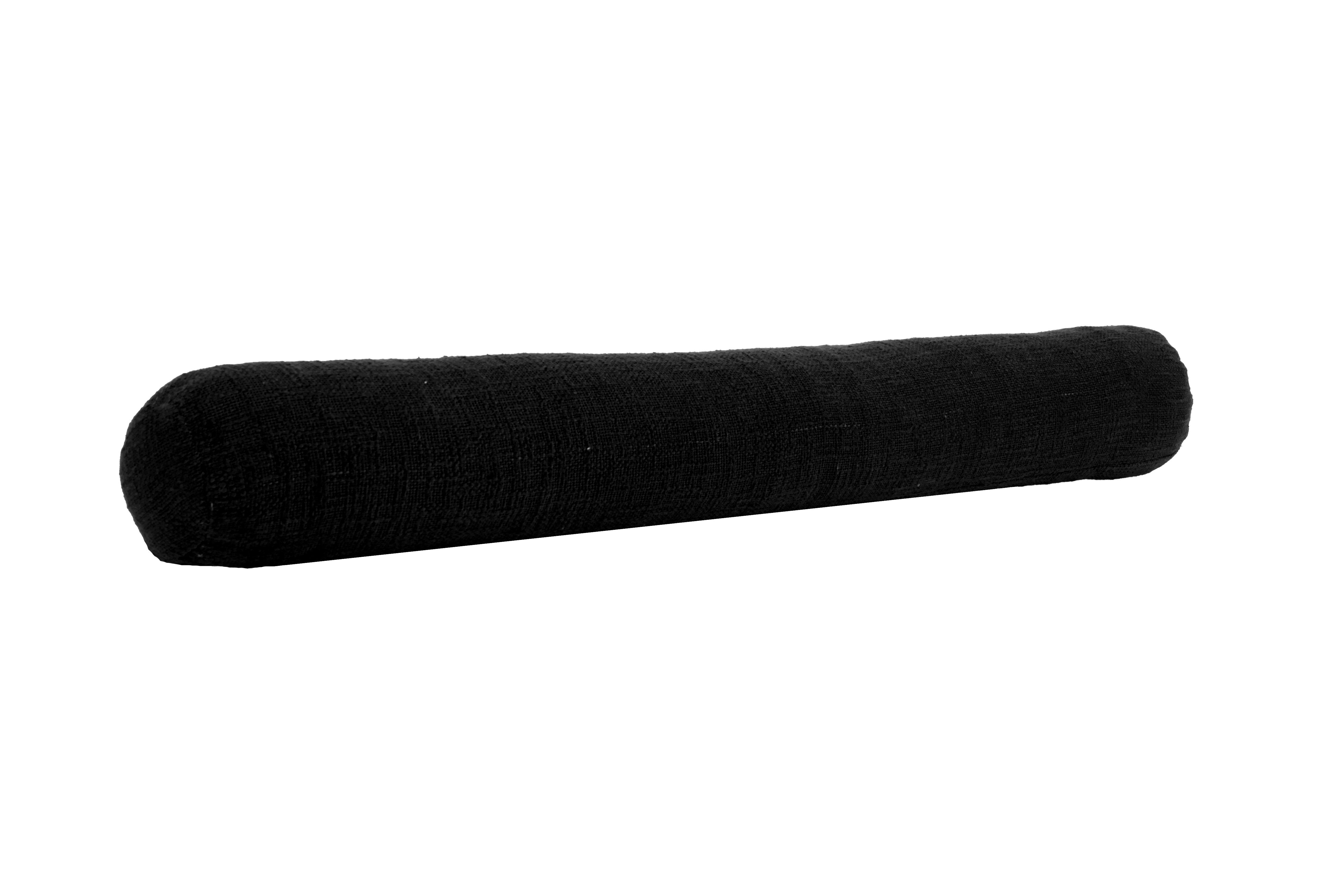 Boudin de porte COTTON SLUB - 100% coton, 10*90cm, black
