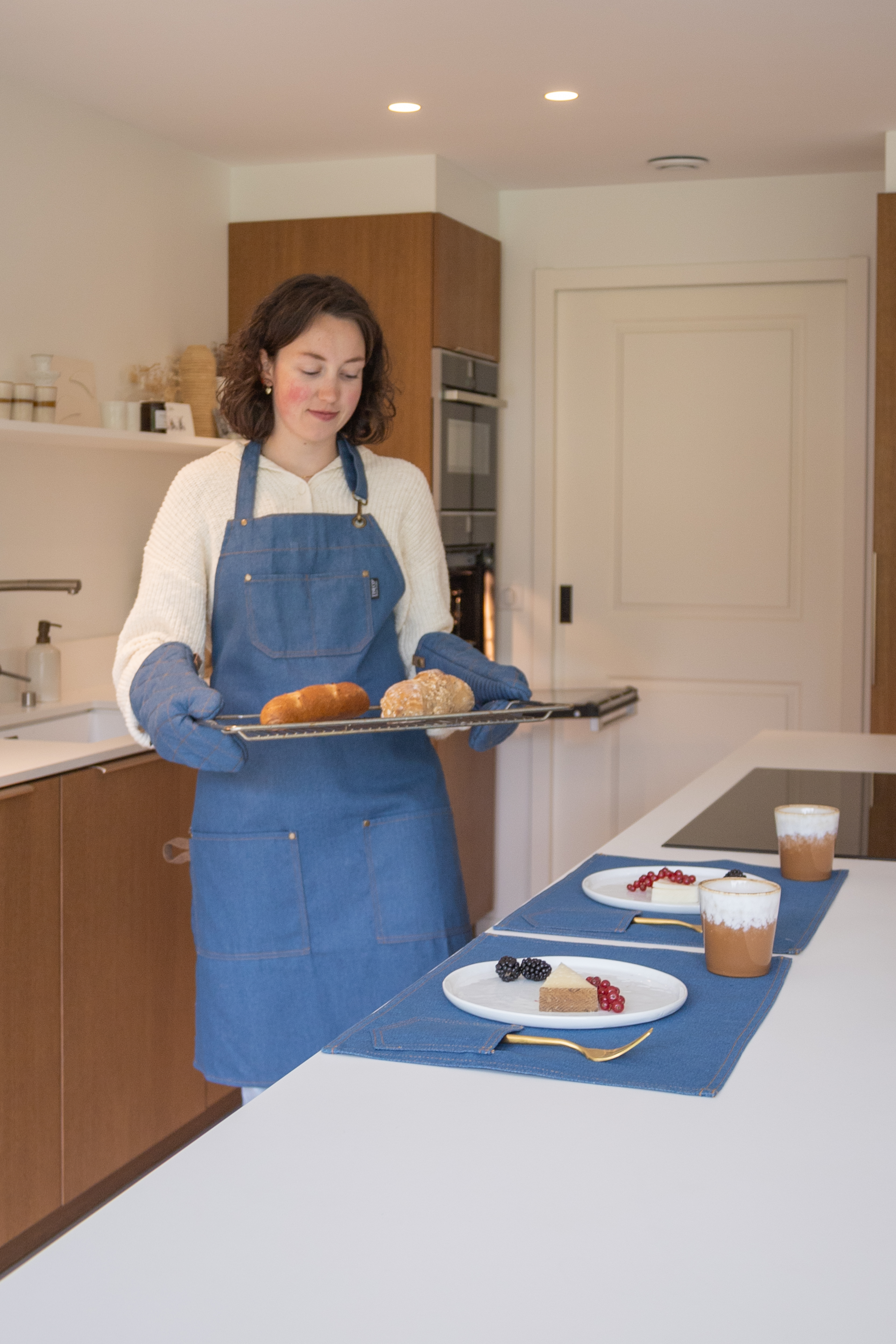 Placemat INDIGO - 33x45 cm, donkerblauw