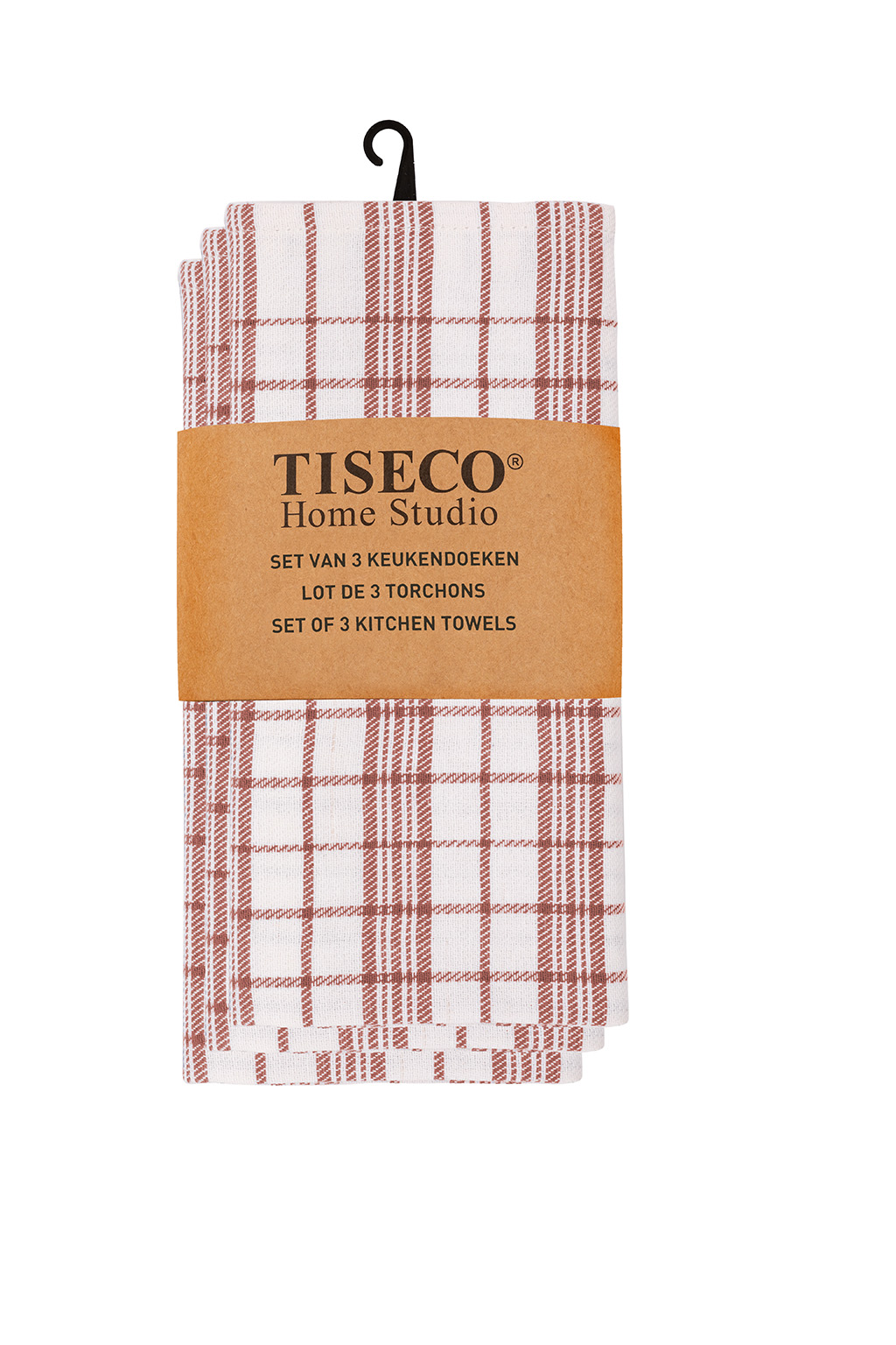 Kitchentowel set/3, burnt brick