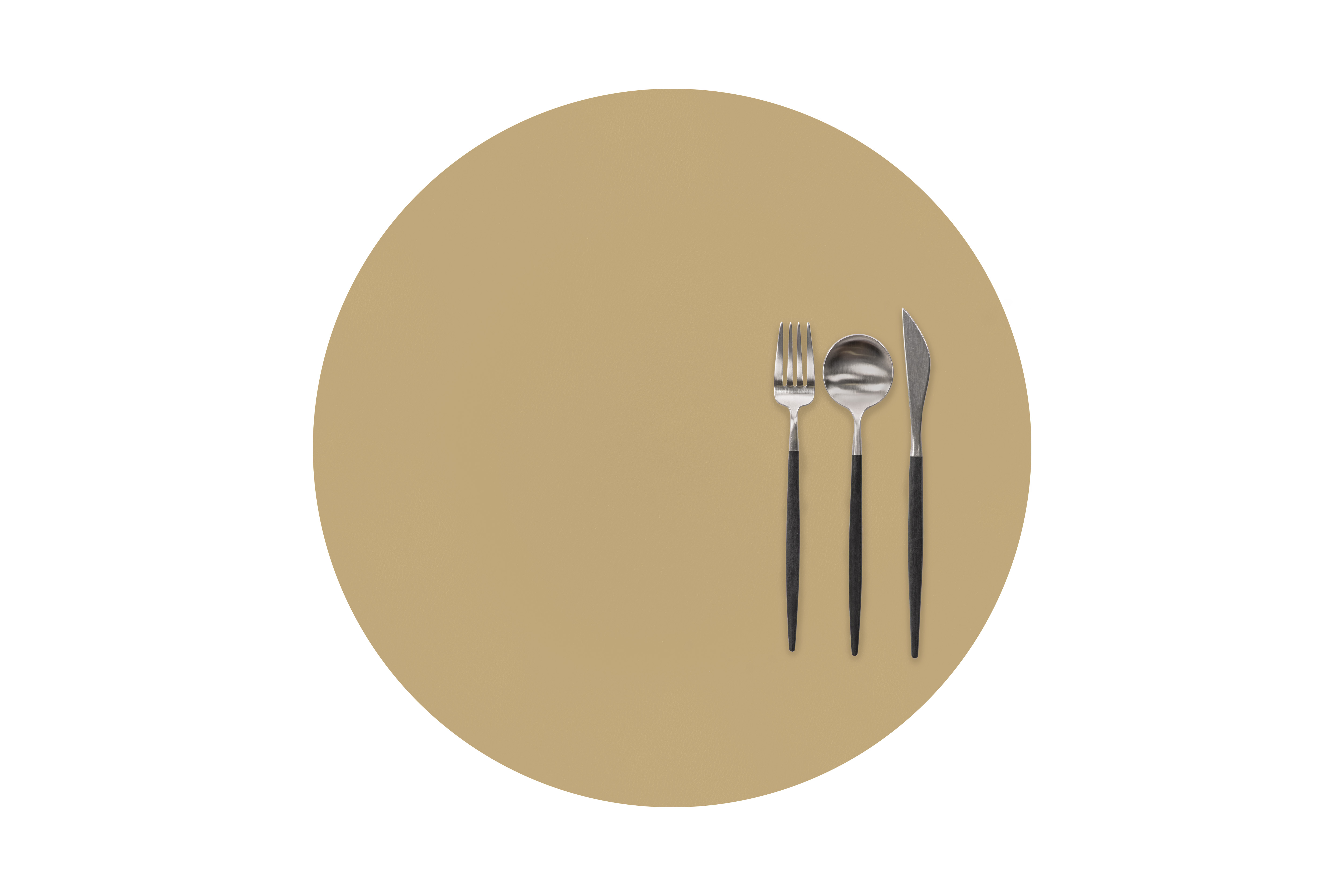 Placemat round  - TOGO - 38cm, sand