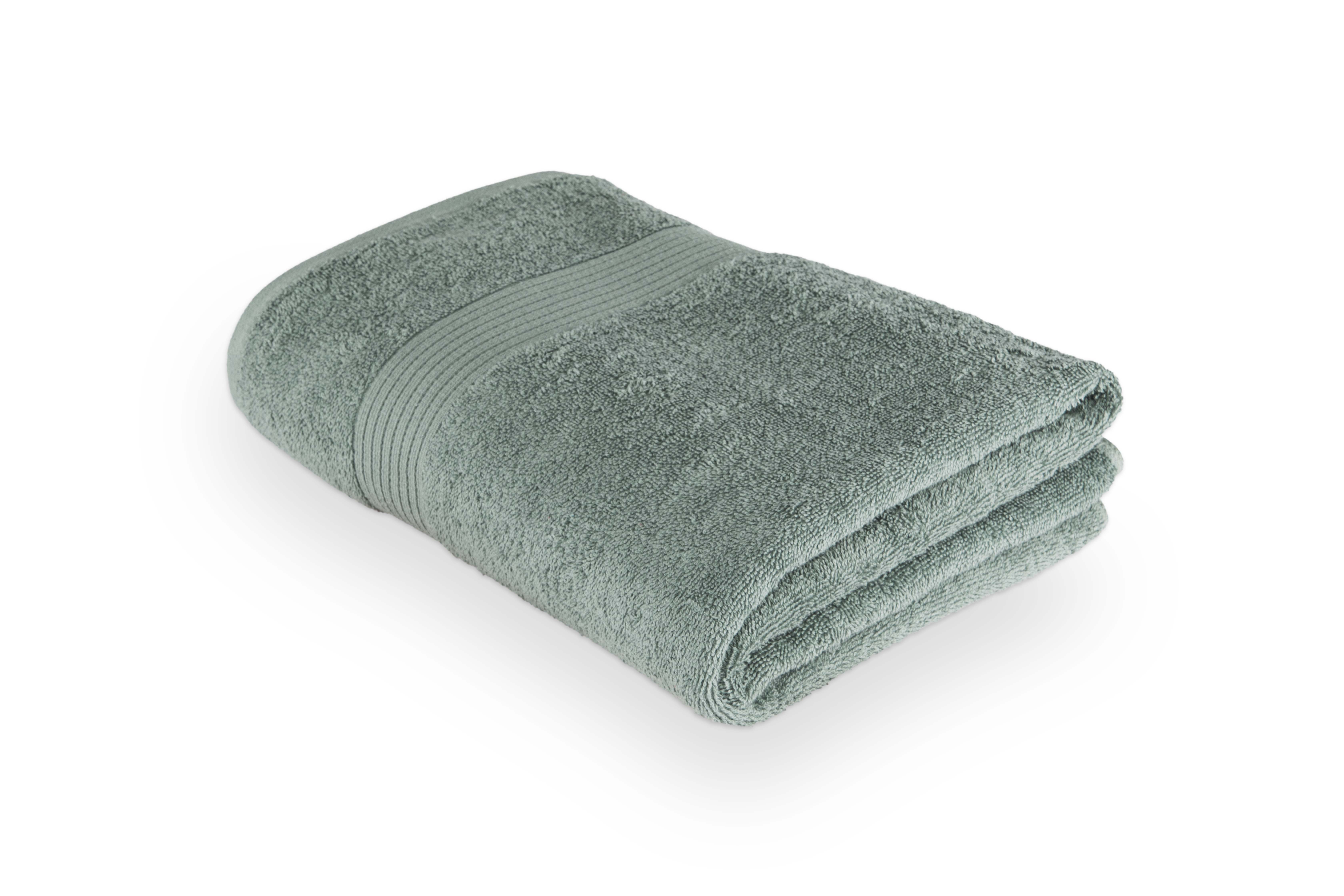 Shower towel EDEN 100x150cm, sage green