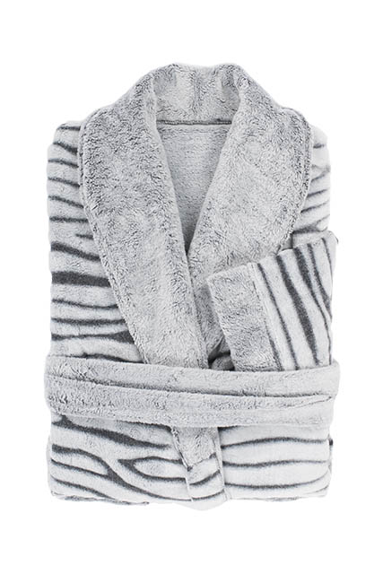 Micro flannel bathrobe SM - husky look, unisex