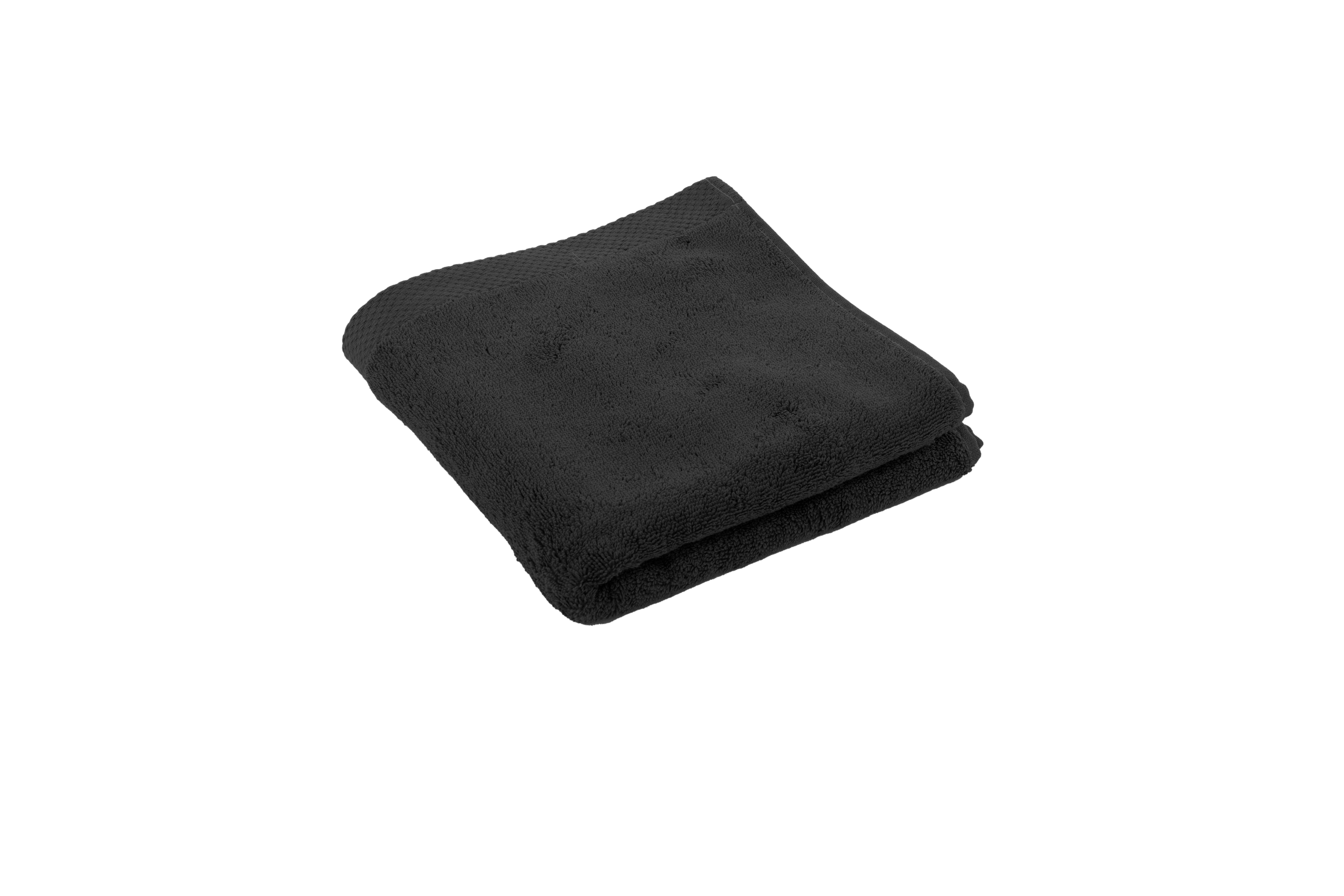 Bath towel DELUX 50x100cm, black
