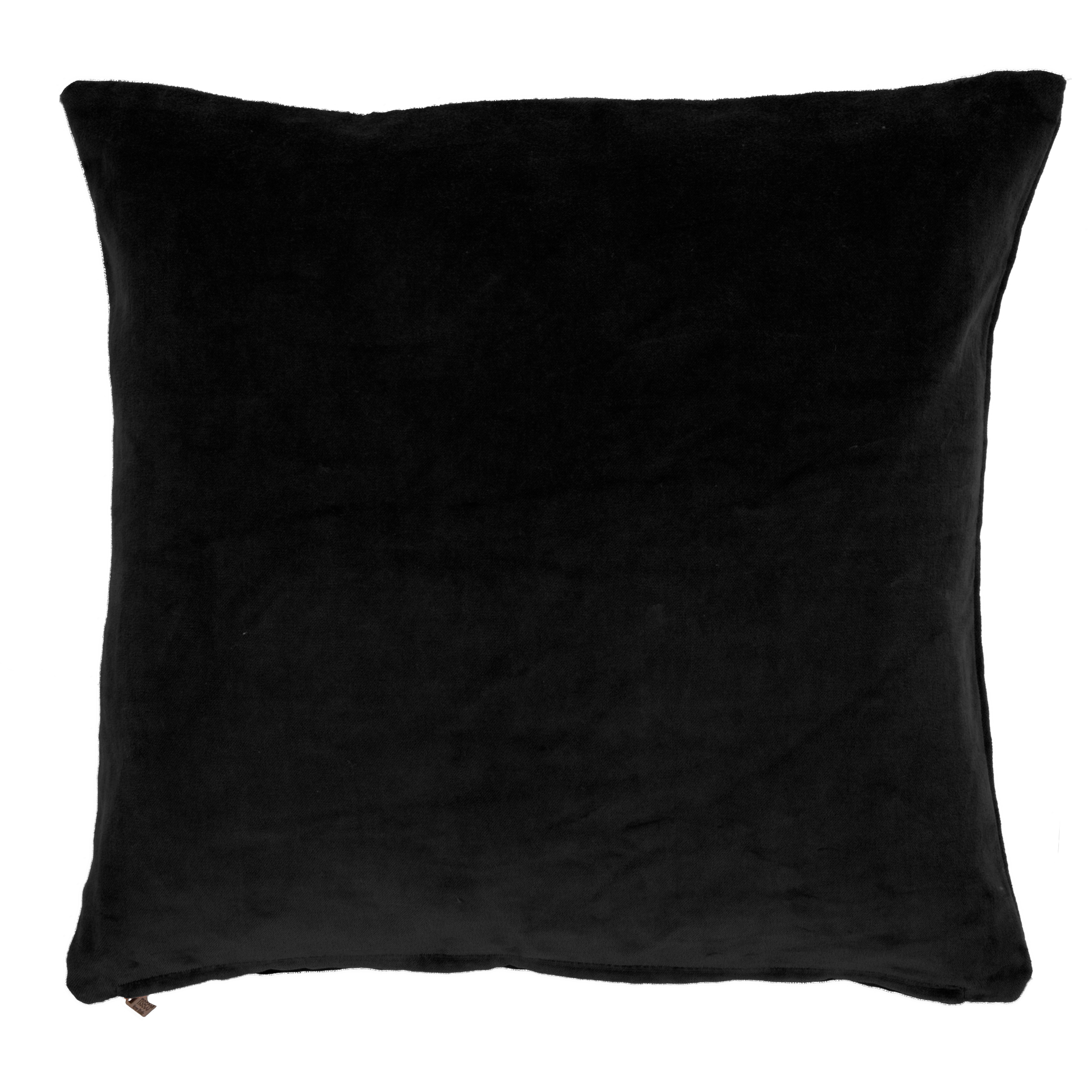 Coussin (rempli) COTTON VELVET 45x45cm, black