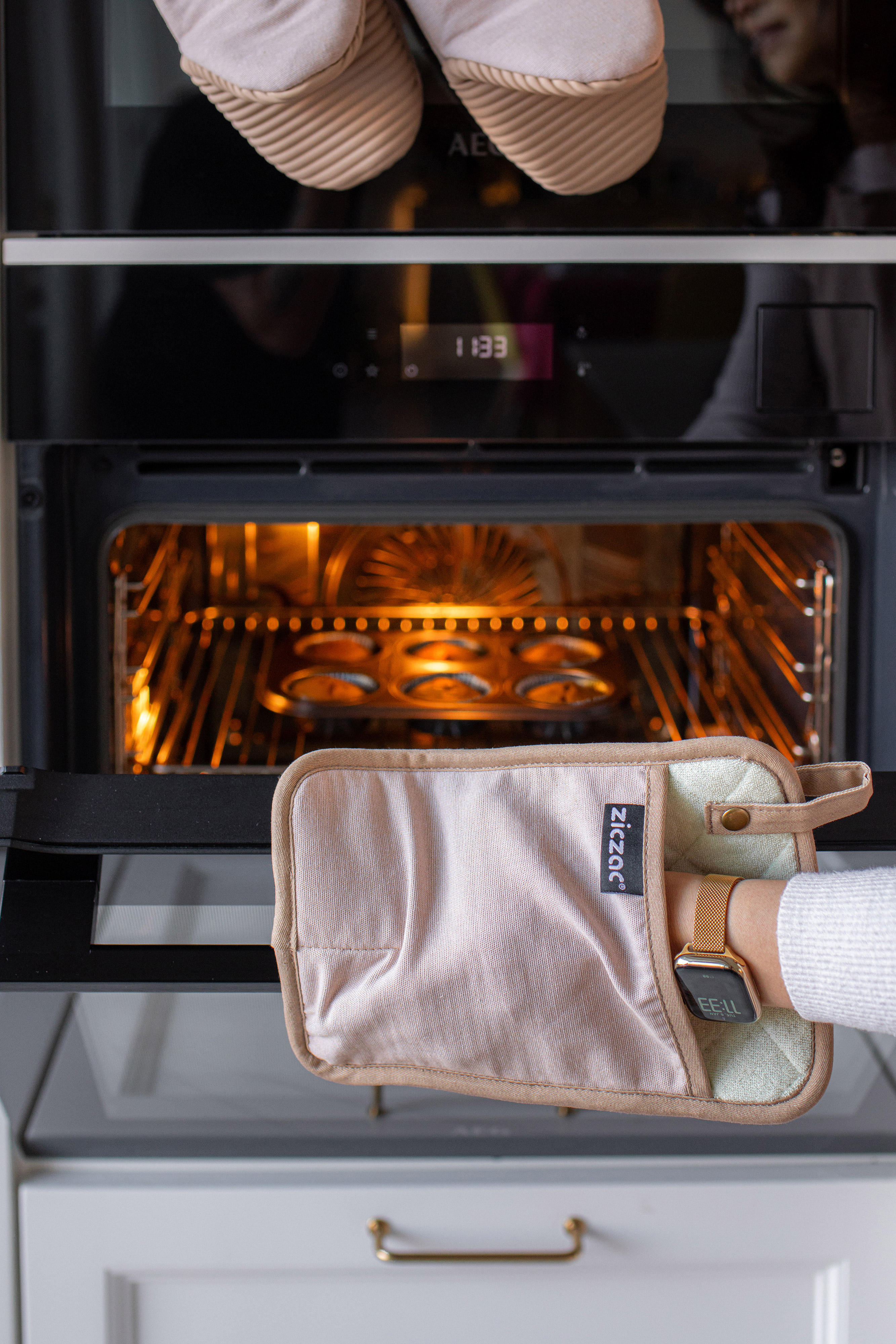 Pannenlap SILO - SET/2 - 18x25,5 cm, zand