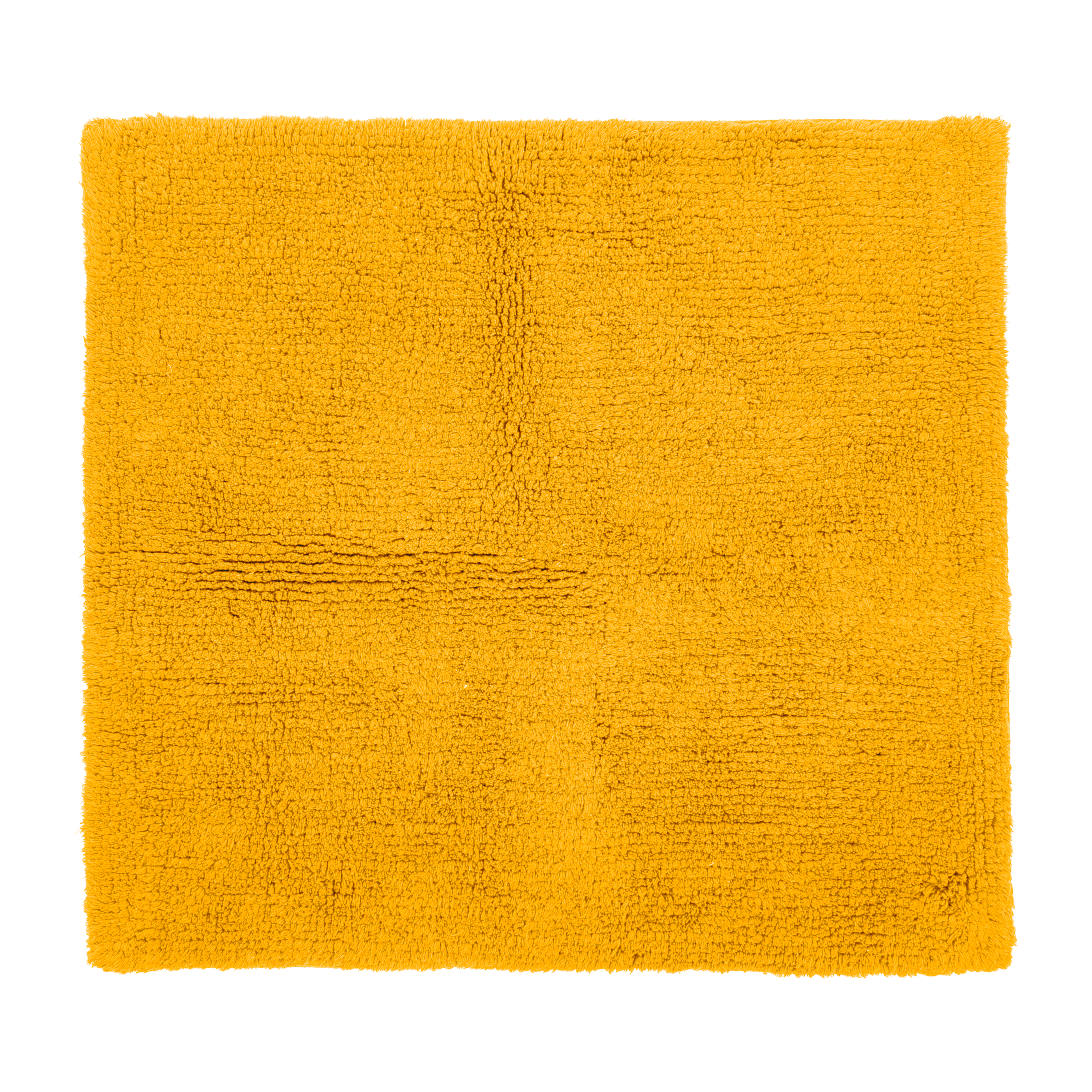 RIVA bath carpet - cotton anti-slip, 60x60cm, sunflower yellow