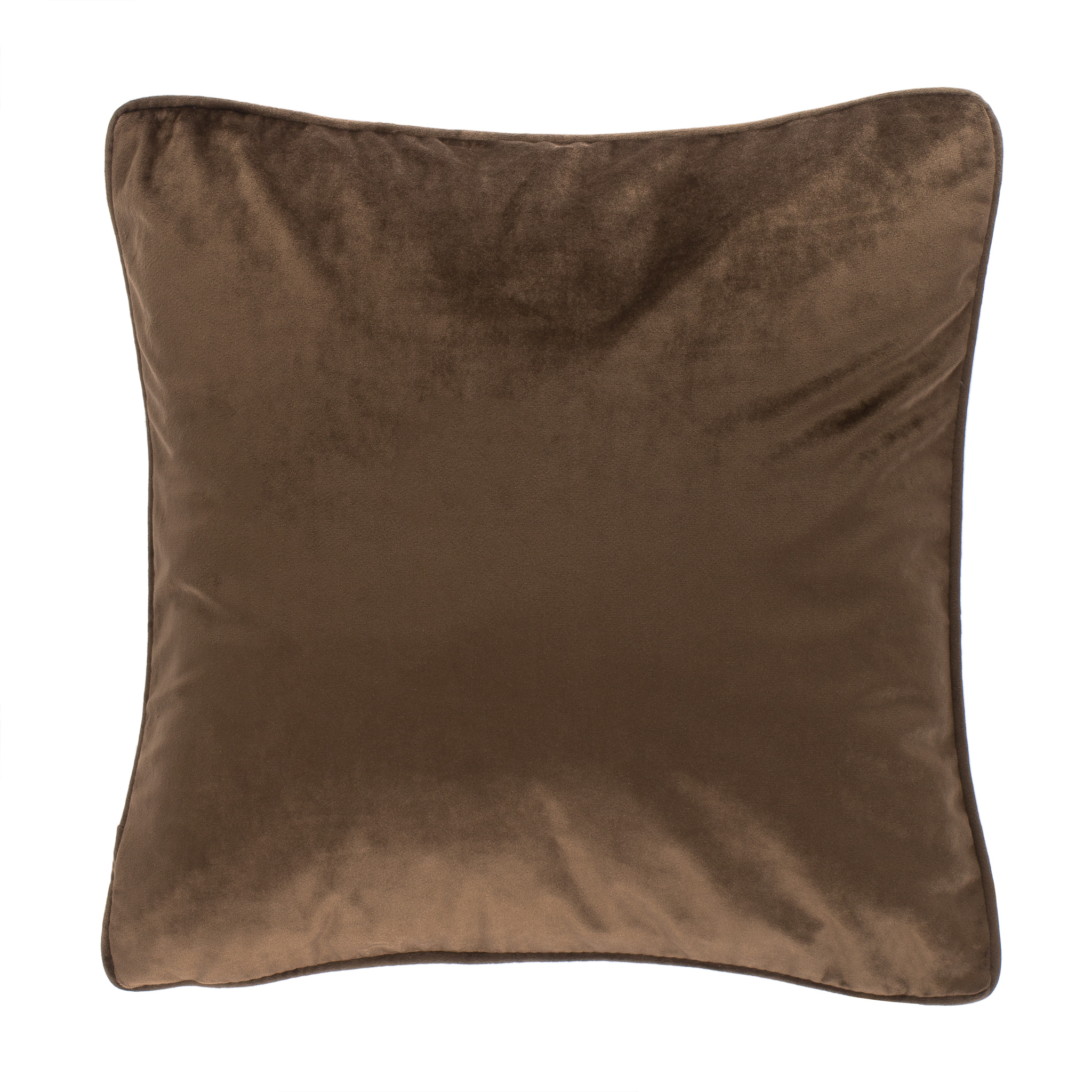 Cushion (filled) Microvelvet Brown 45X45CM