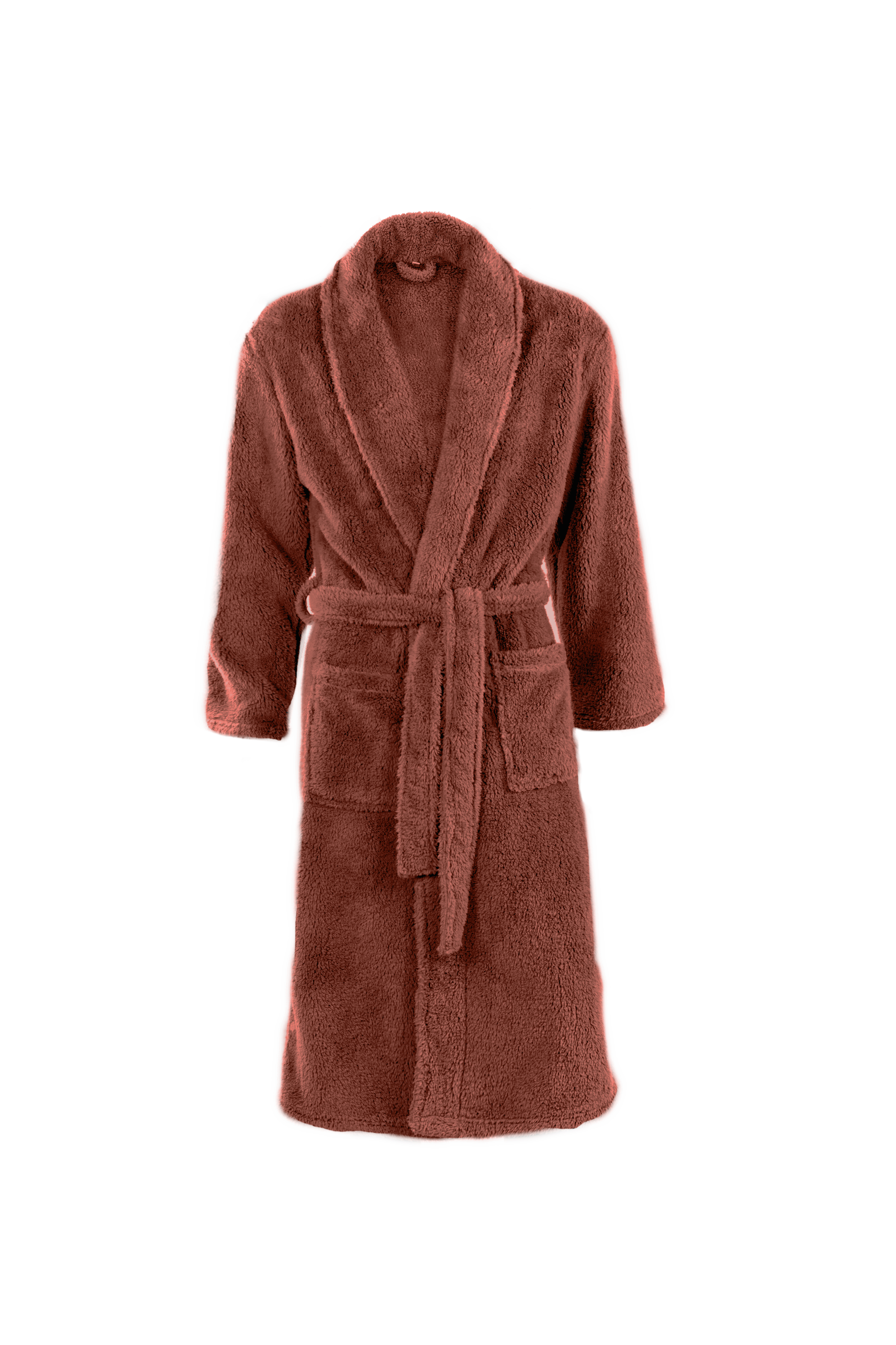 Bathrobe TEDDY S/M - unisex, russet