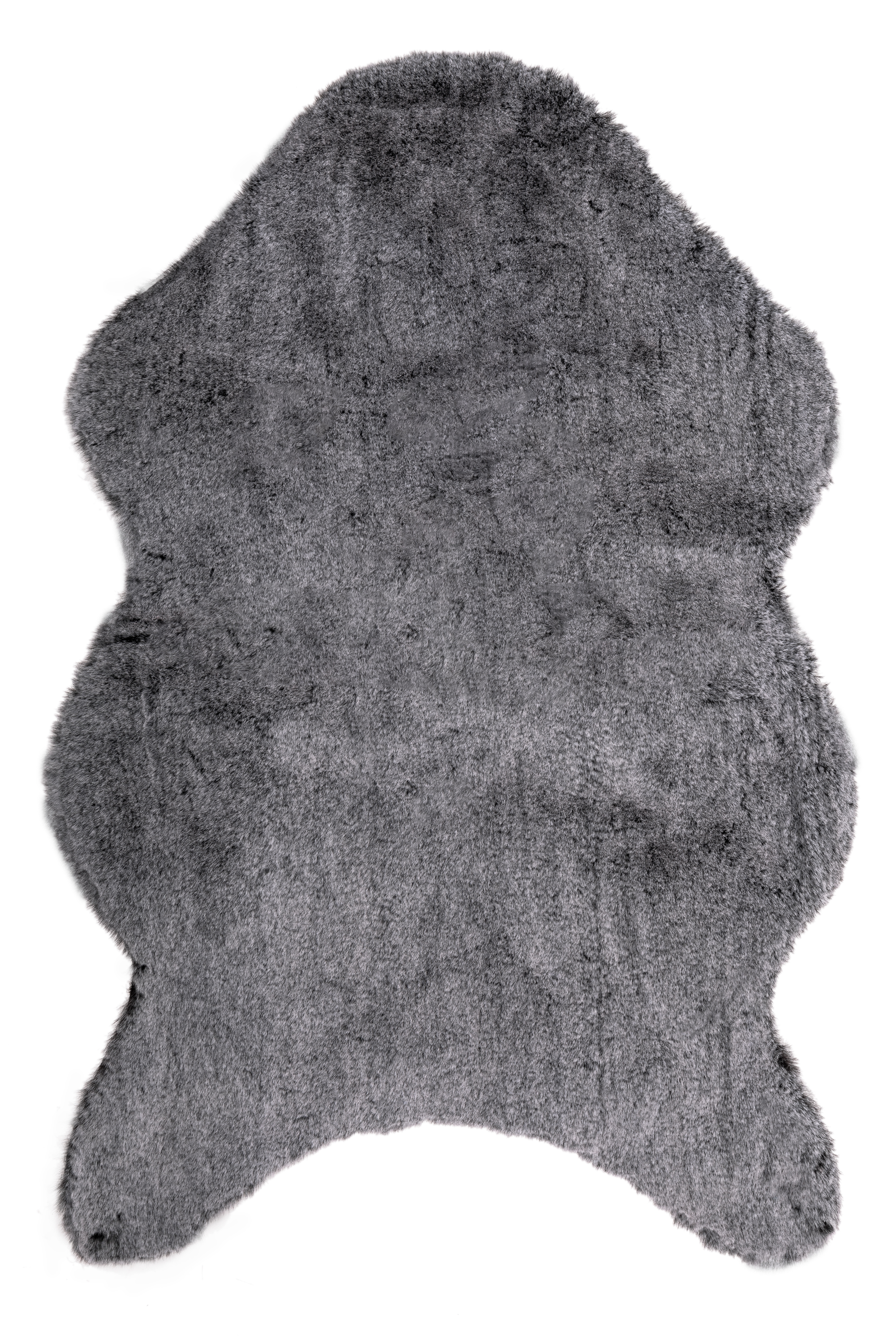 Carpet MELANGE rabbit fur - 60x90cm, grey