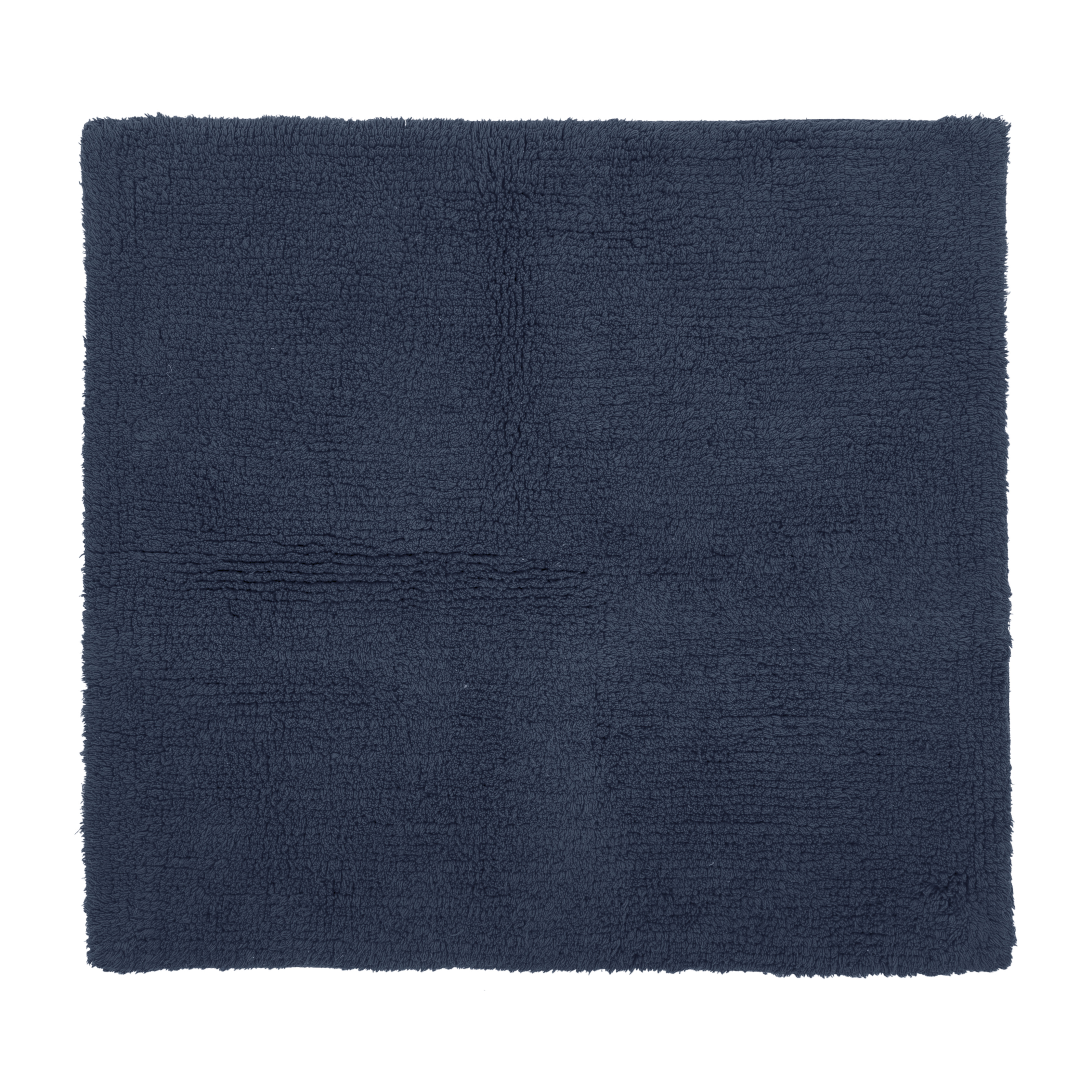 RIVA badtapijt - katoen antislip, 60x60cm, blue insigna