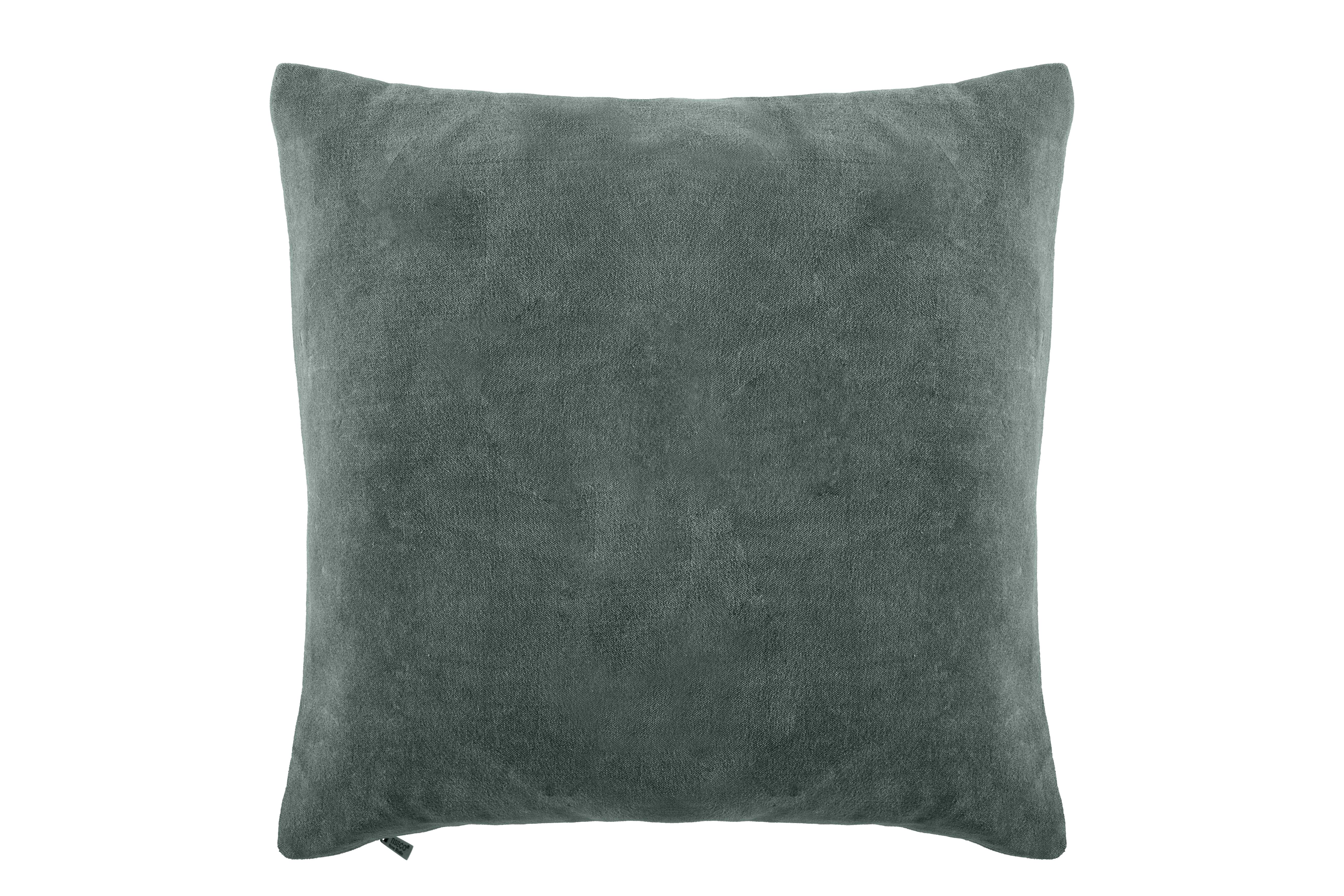 Cushion (filled) COTTON VELVET 45x45cm, chinois green