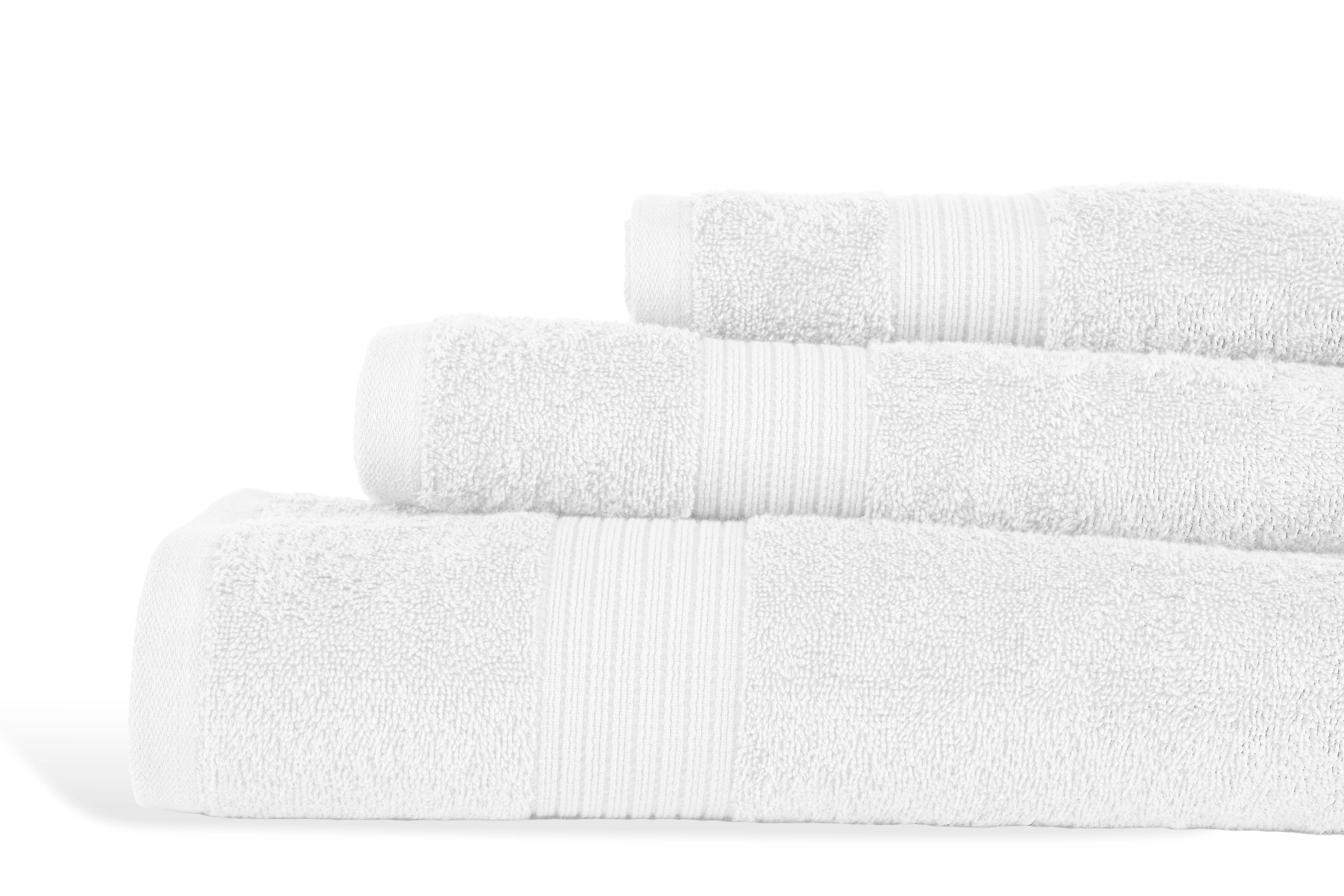 Serviette de bain EDEN 50x100cm, blanc