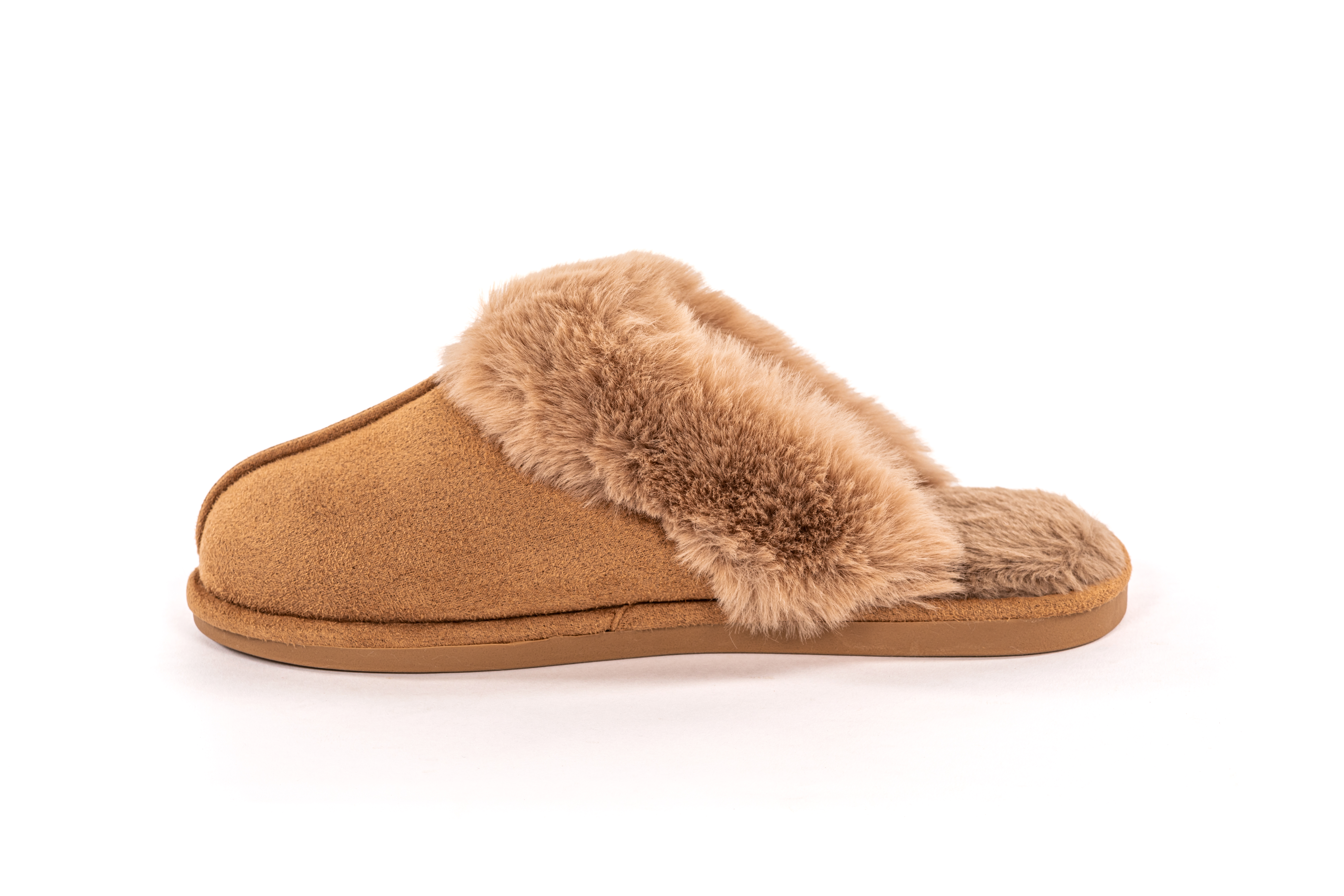 Suede slippers SNUGGS 40/41, cognac