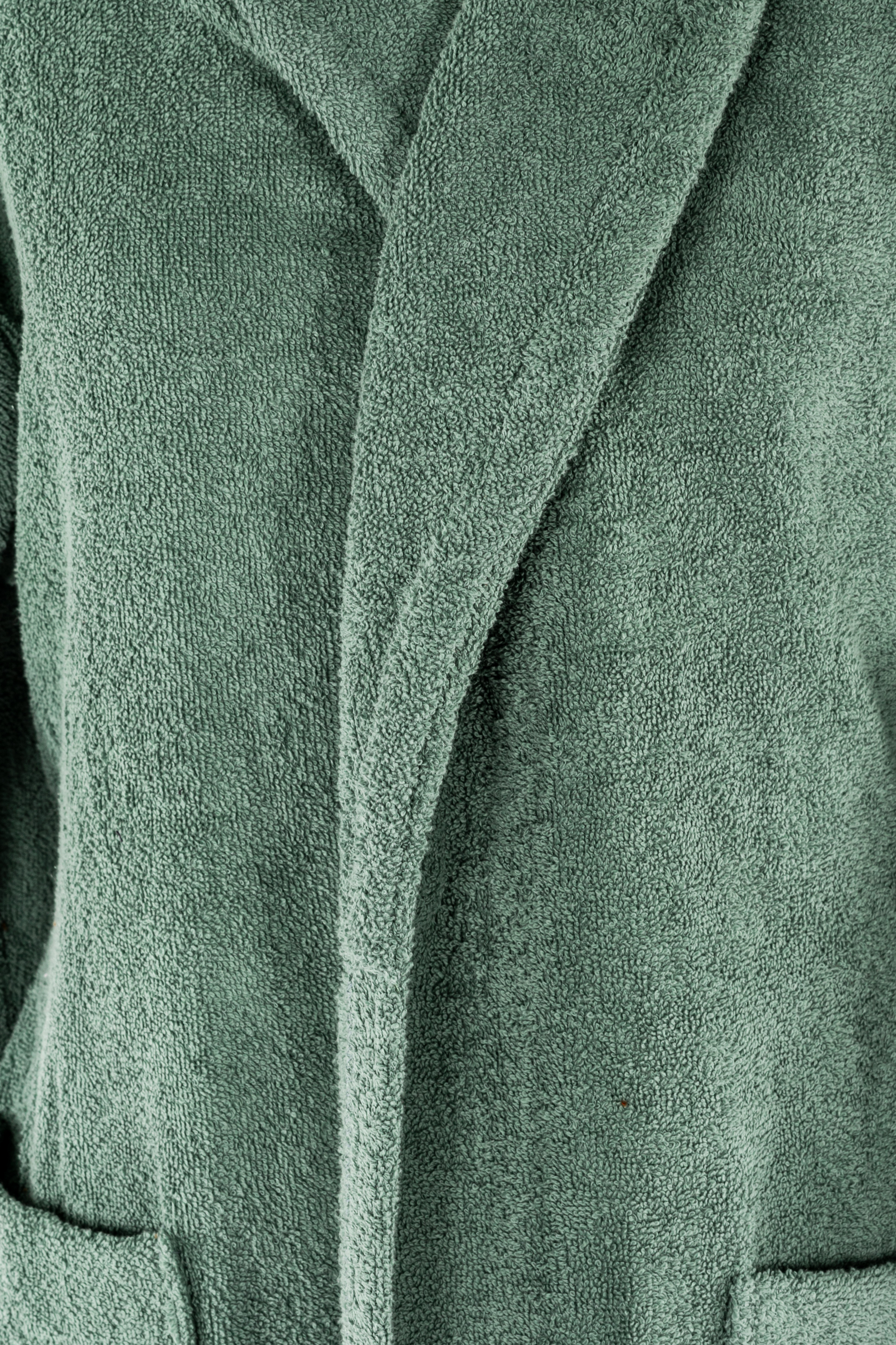 Peignoir DELUX S/M - stone green