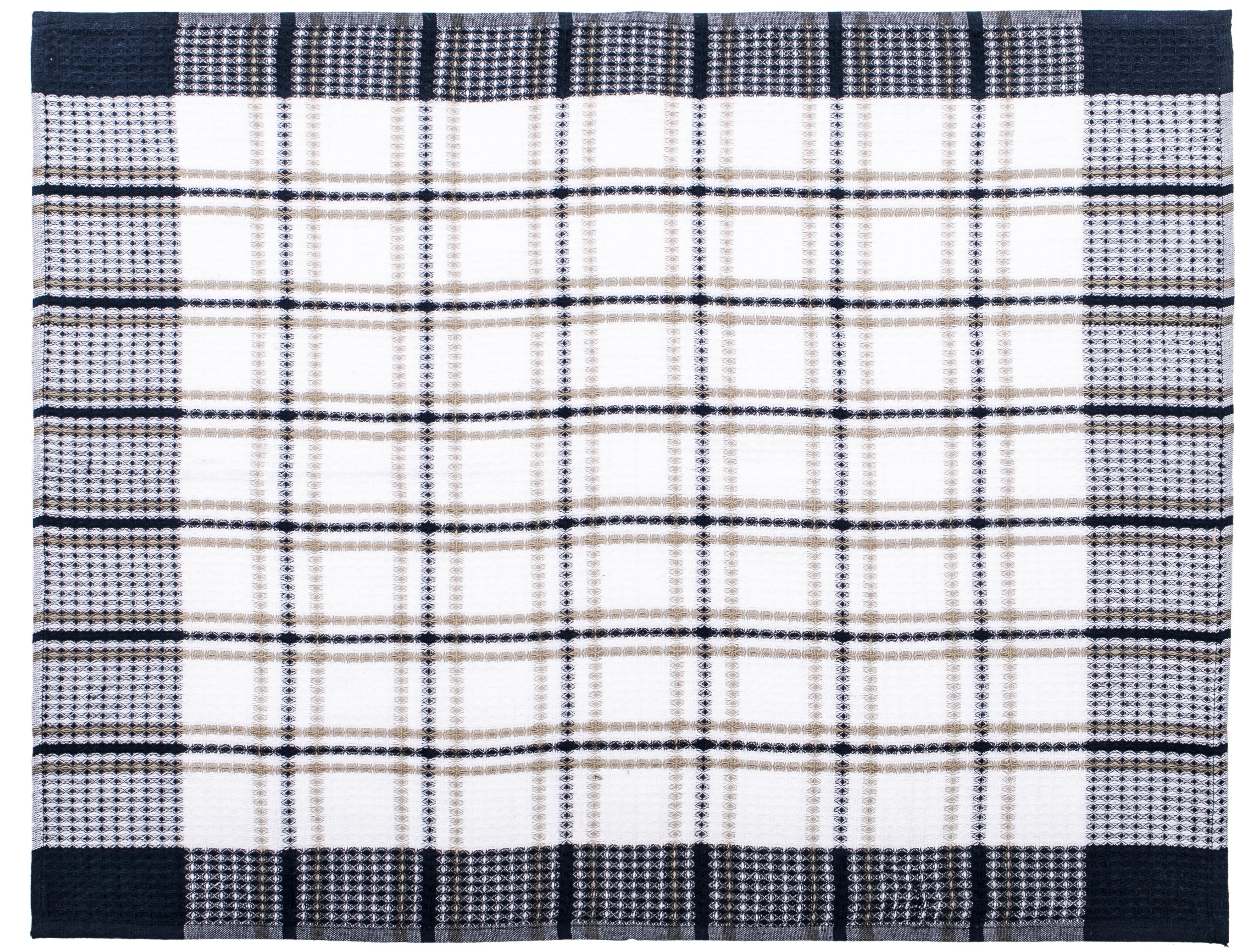 Torchon  HONEY WAFFLE - SET/4 - 50x70 cm, bleu