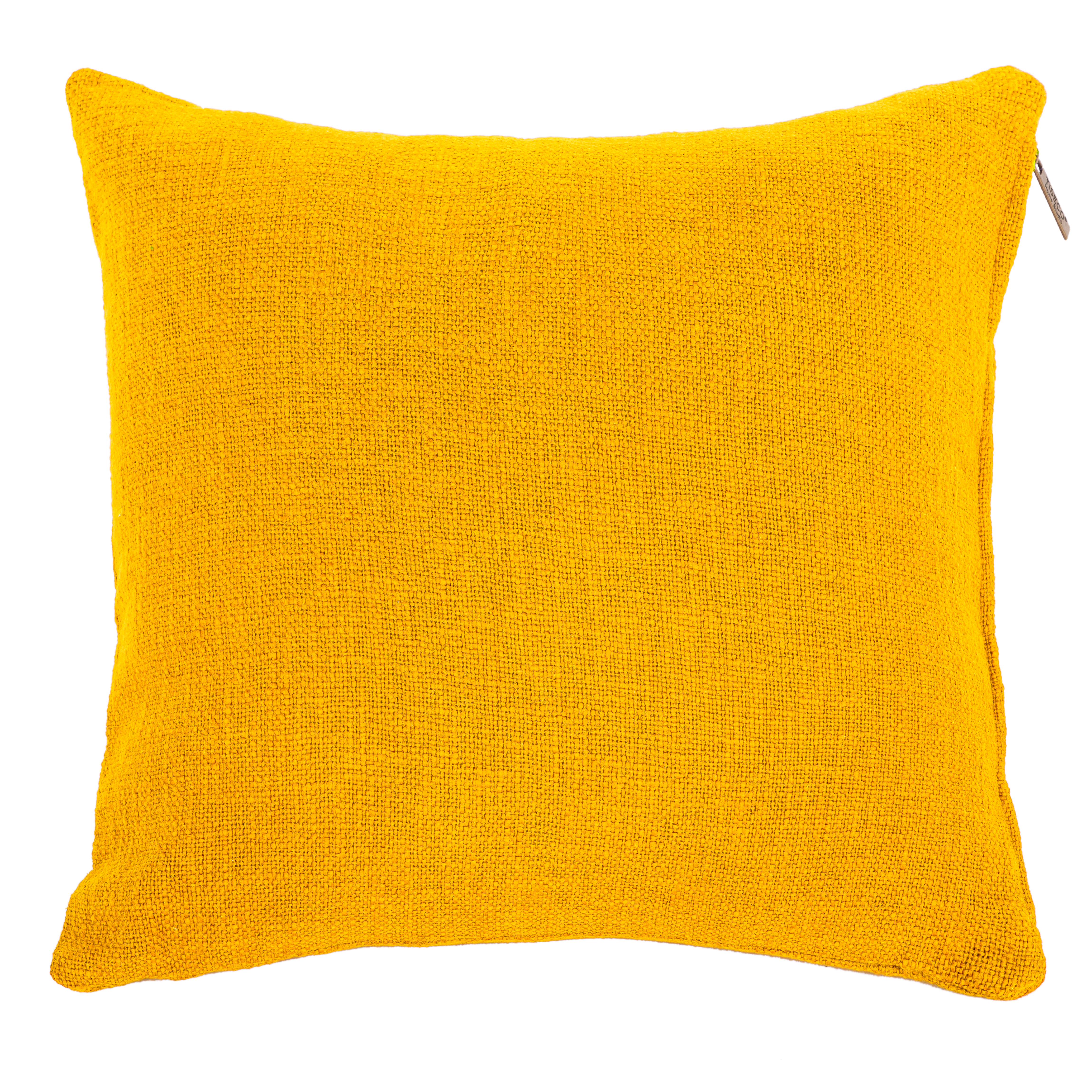 Cushion (filled)  COTTON SLUB 60x60cm, sunflower yellow