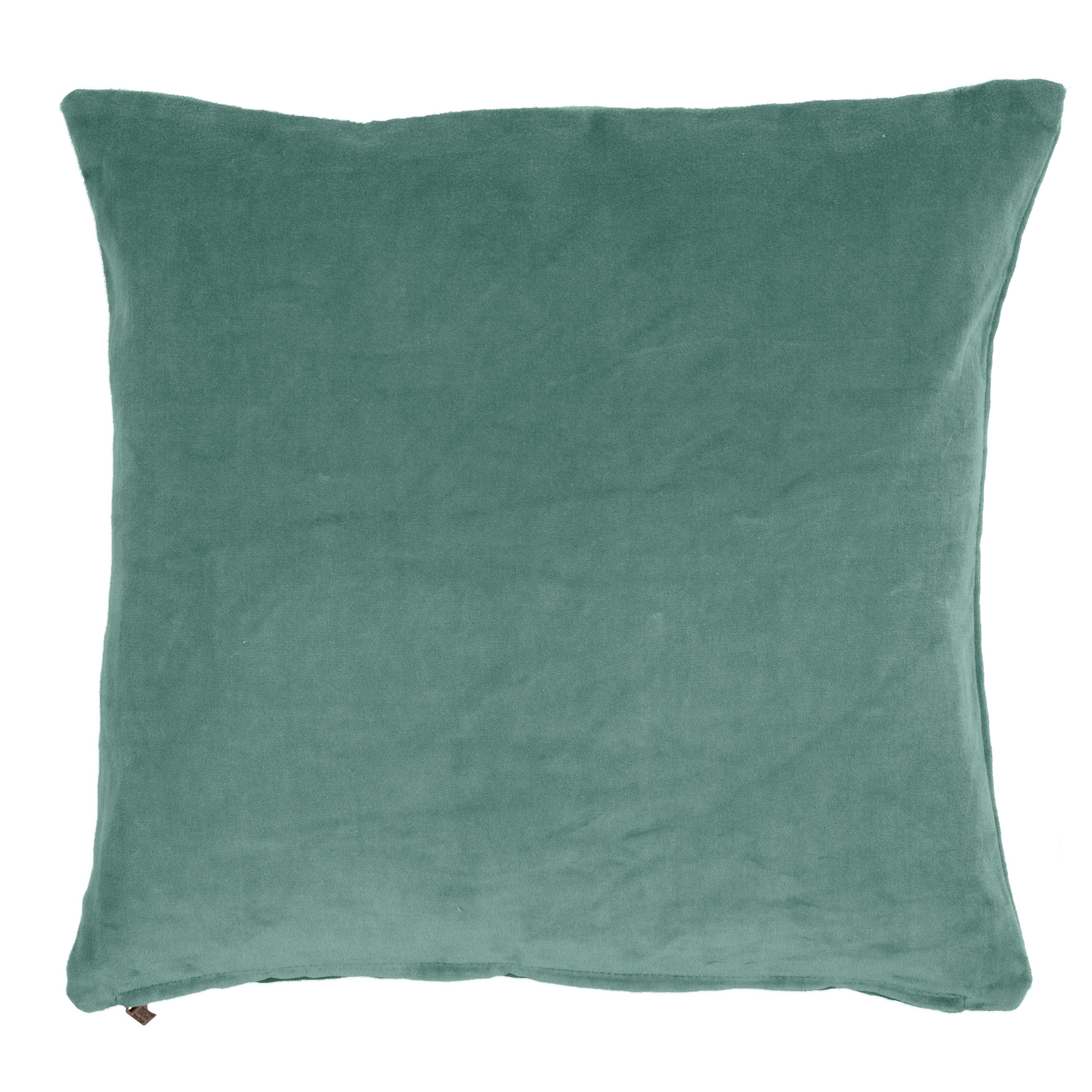 Kussen (gevuld) COTTON VELVET 45X45cm, chinois green