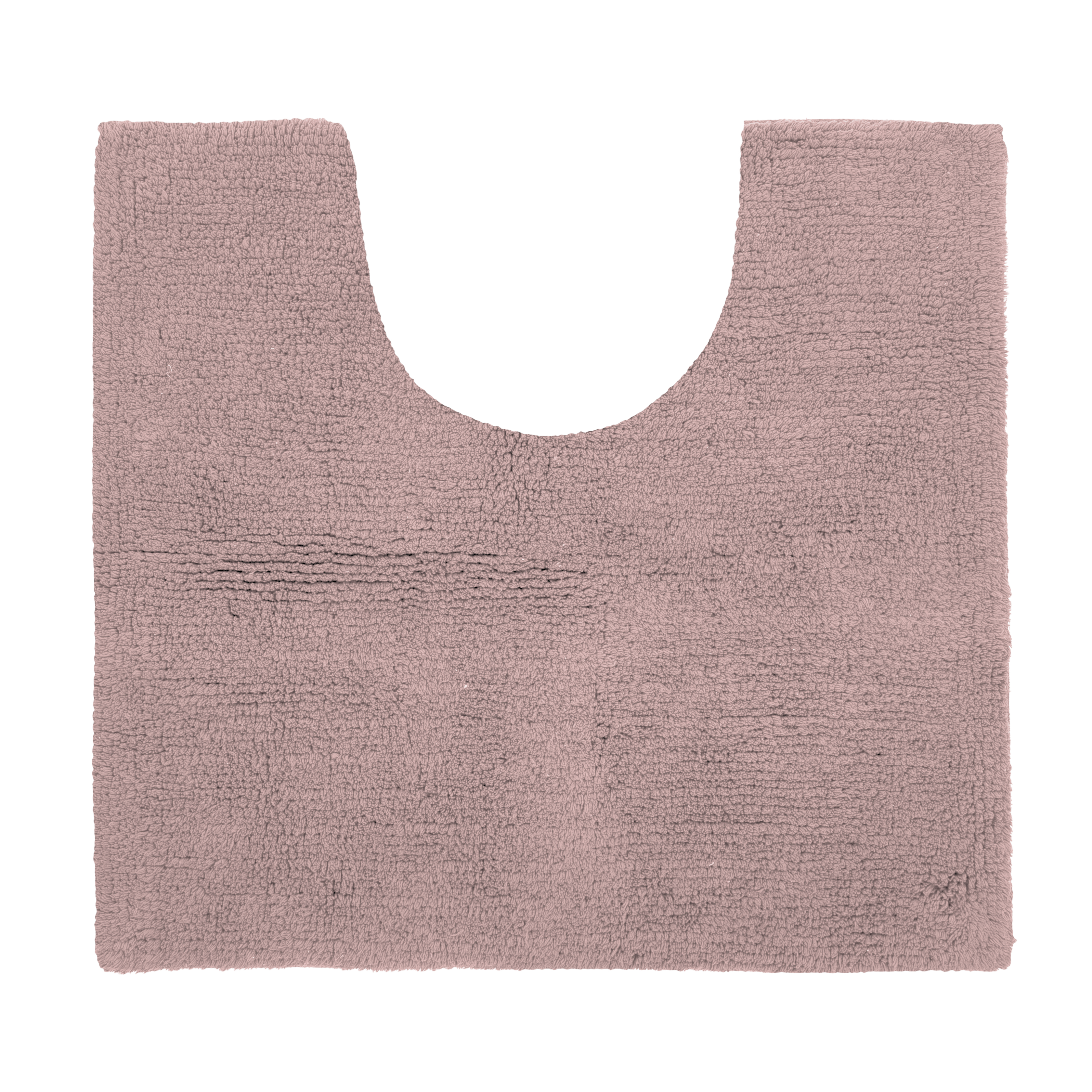 Toiletmat RIVA - katoen antislip, 50X45cm, mauve