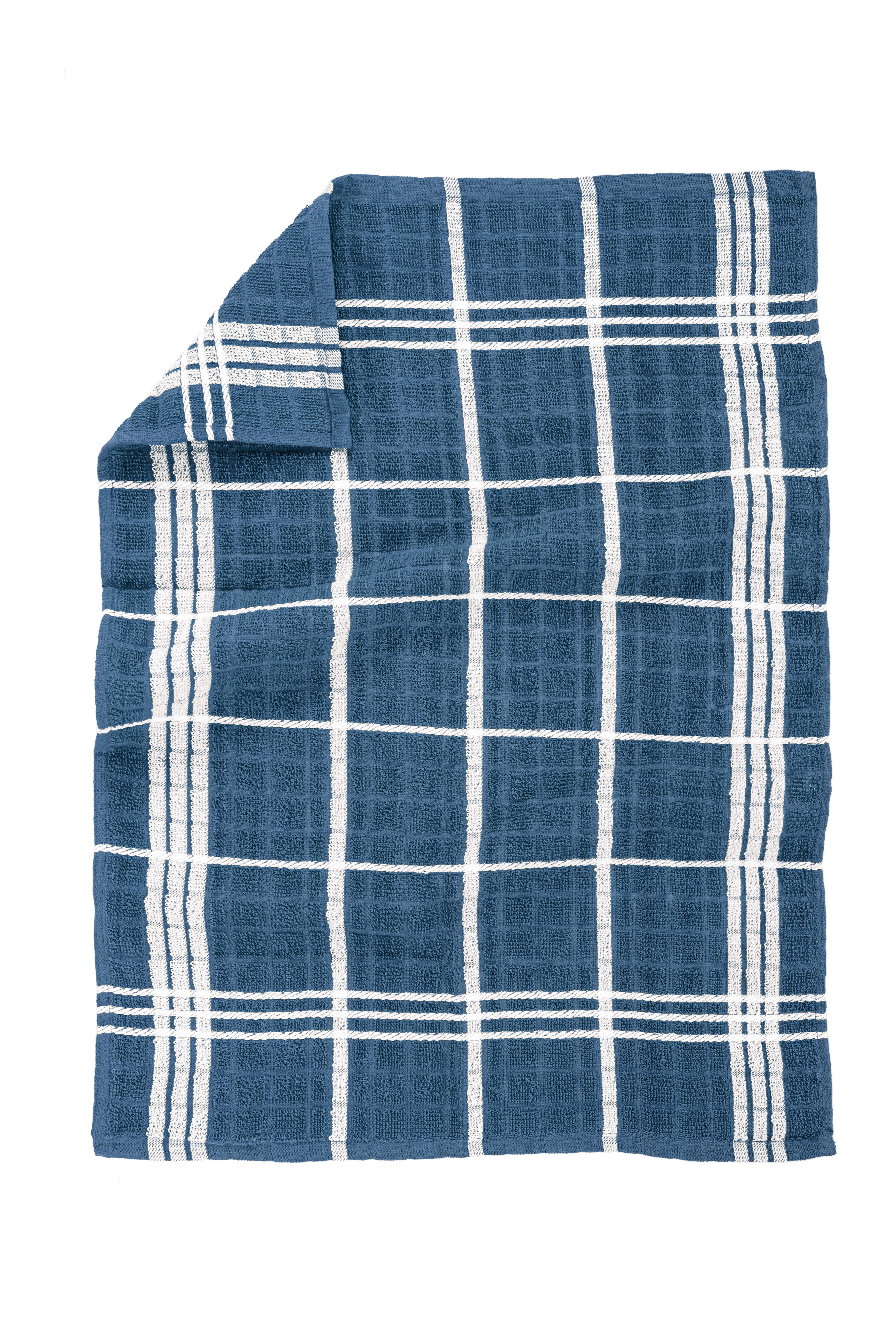 Torchon OMAN - SET/3 - 50x70 cm, blue stone